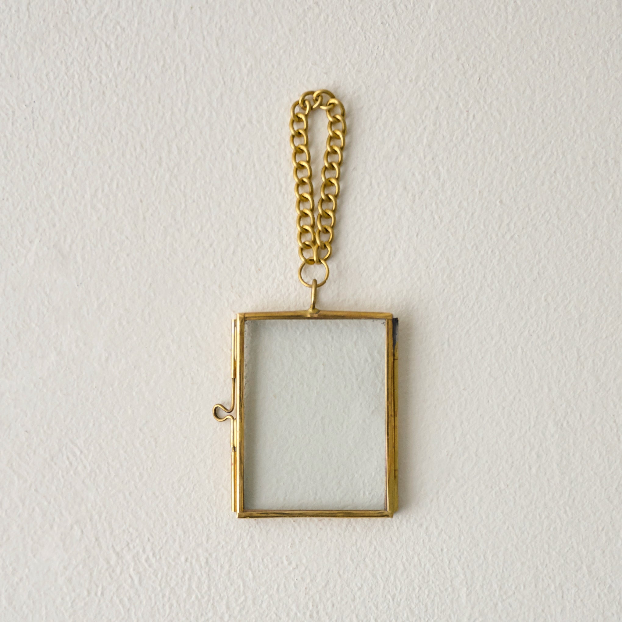 Mini Josie Hanging Brass Photo Frame