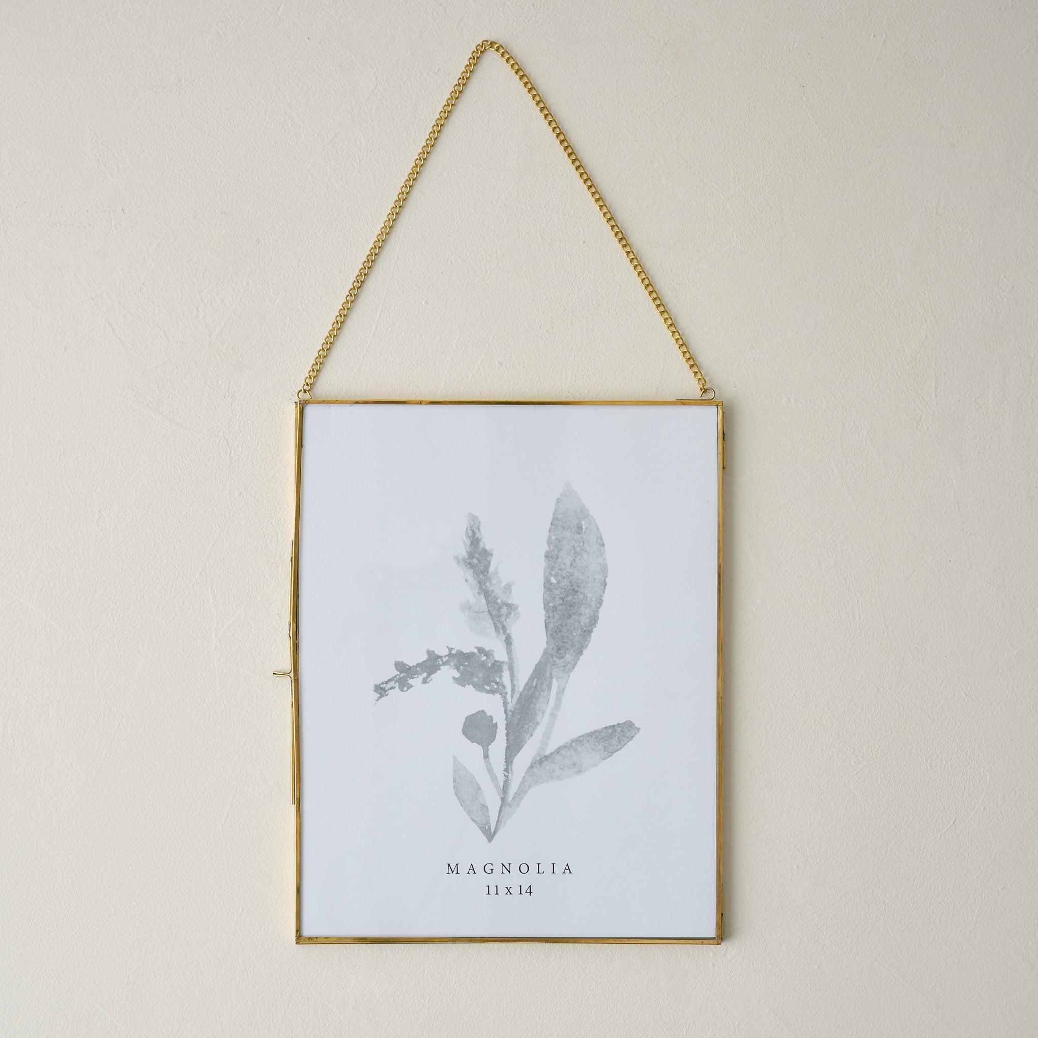11x14 Josie Hanging Brass Photo Frame