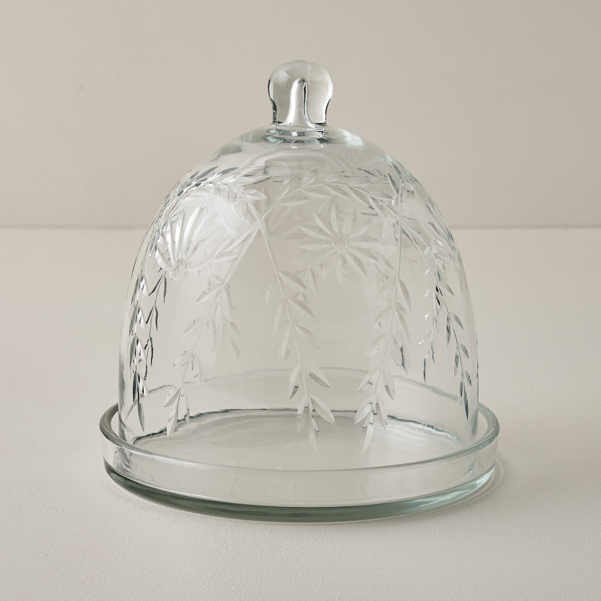 Vivian Cut Glass Candle Cloche
