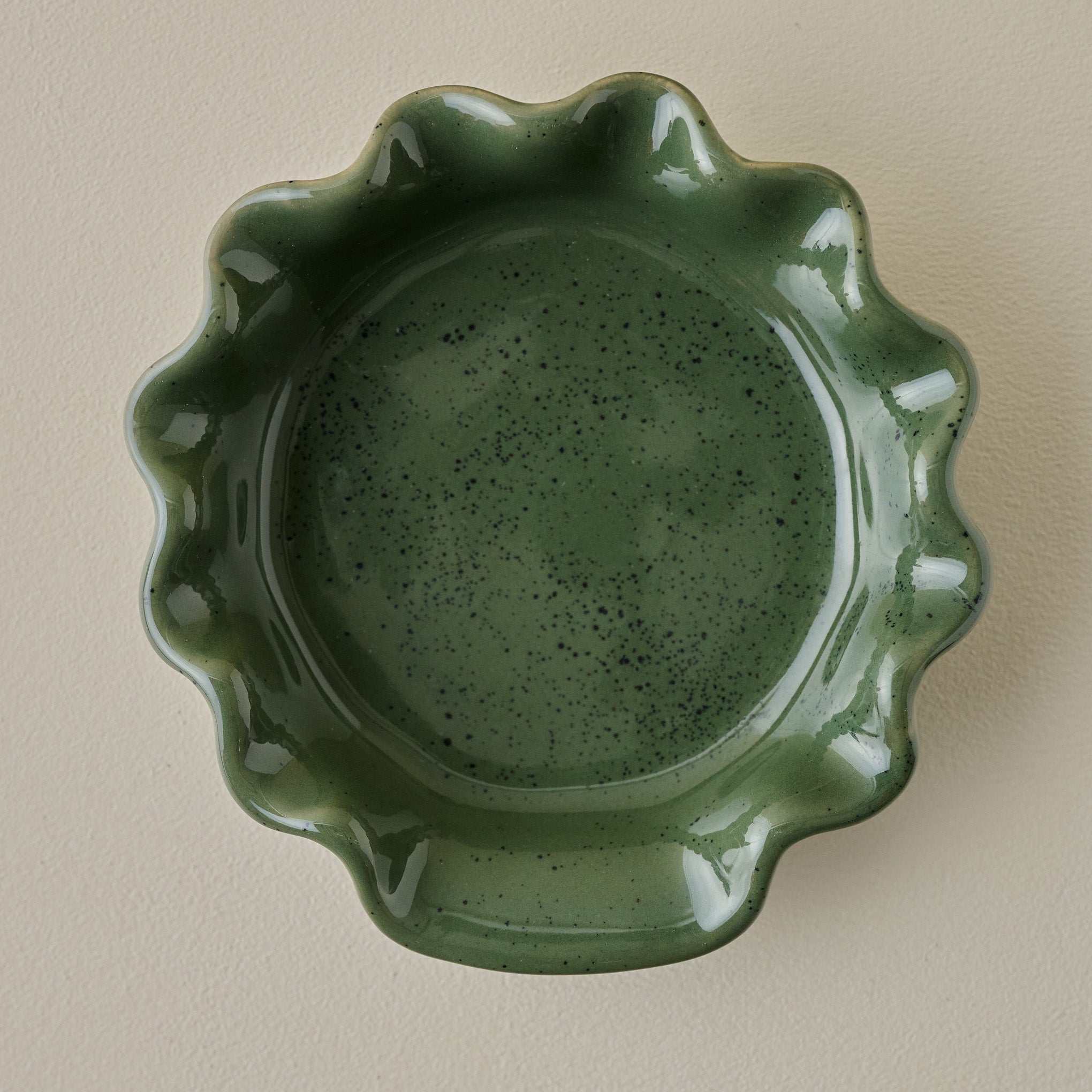 Forest Green Speckle Spoon Rest