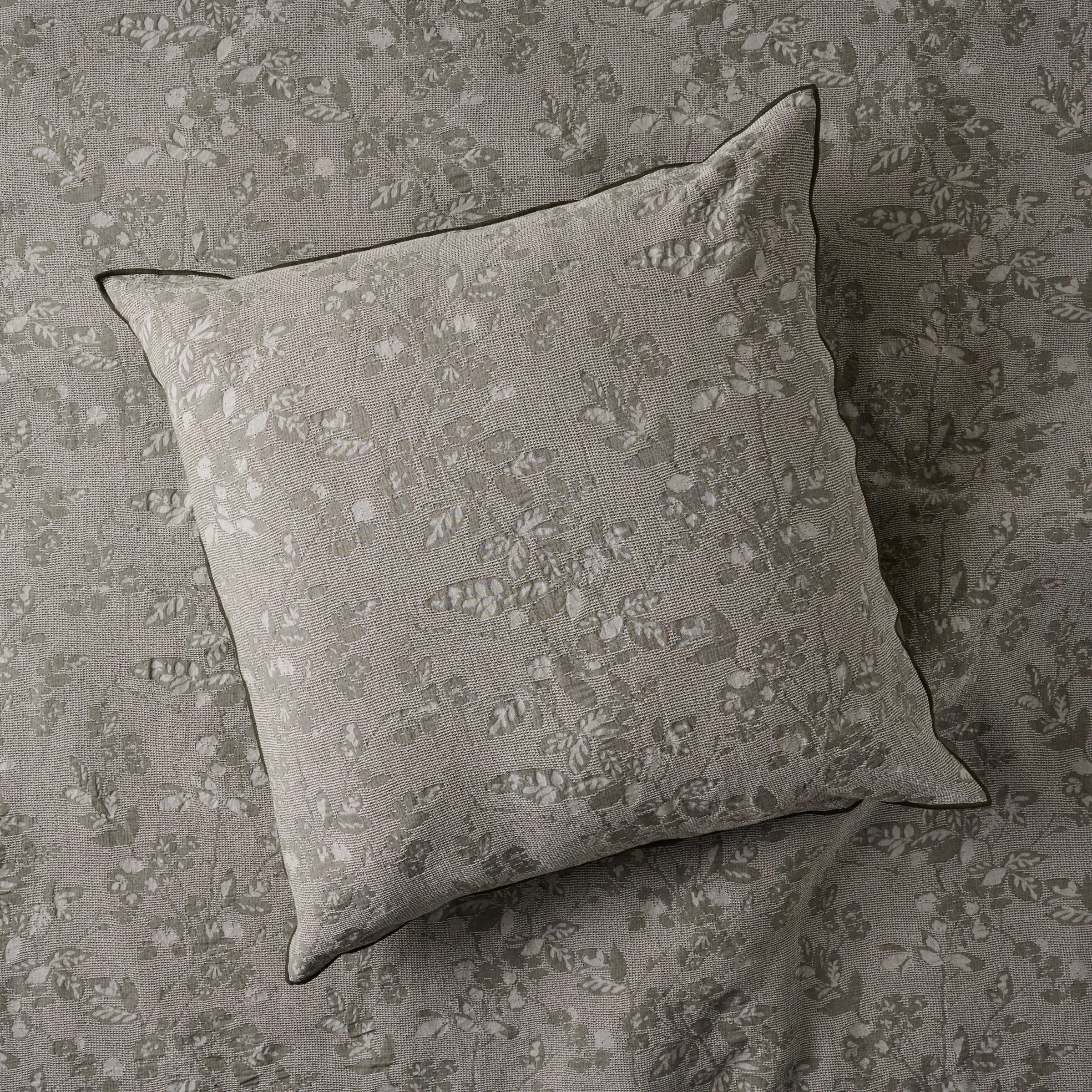 Euro Willow Floral Jacquard Sham