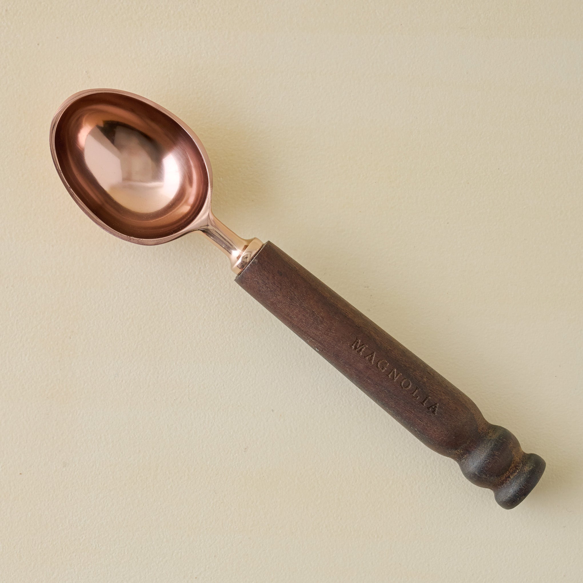 The Gristmill Collection Walnut Ice Cream Scoop