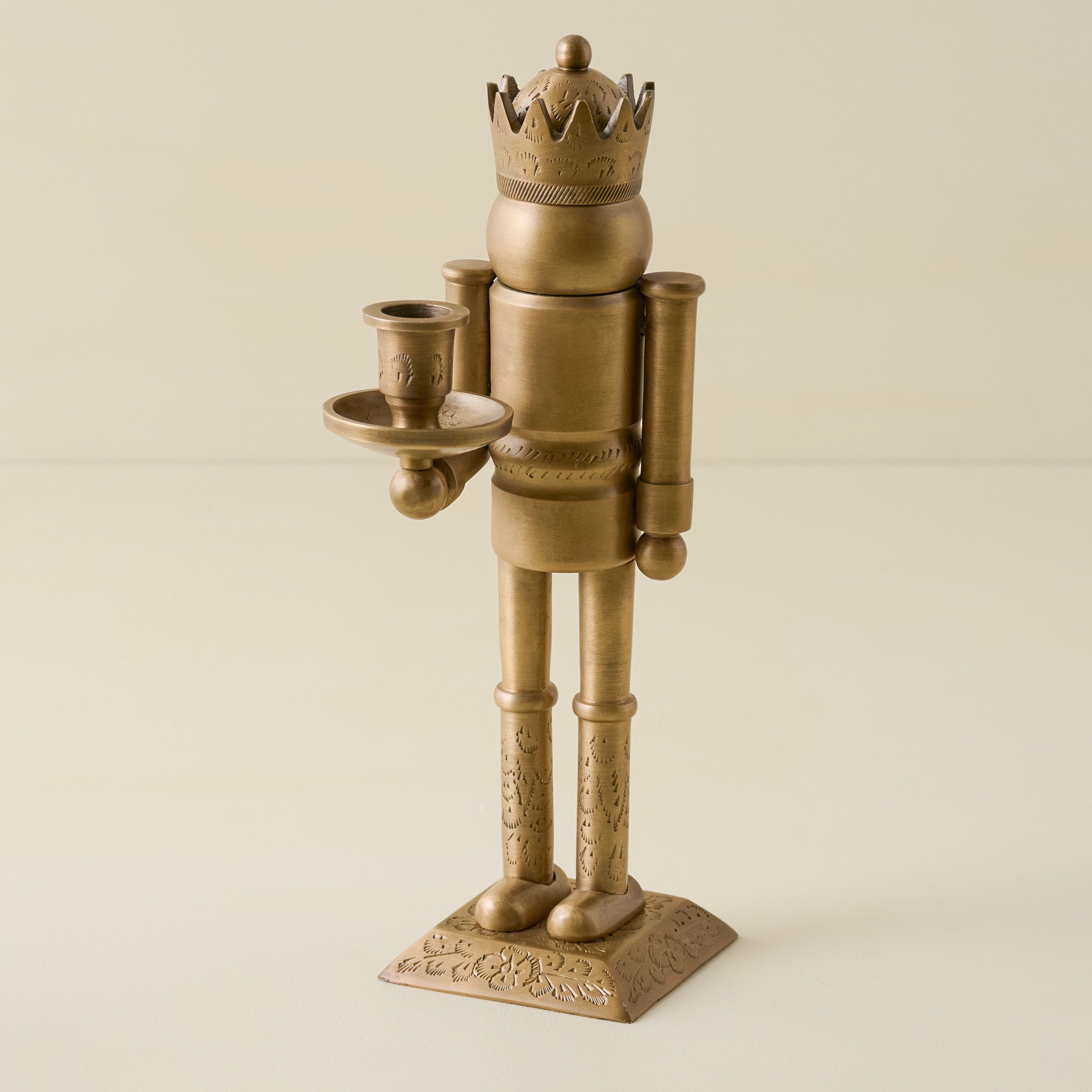 Etched Brass Nutcracker