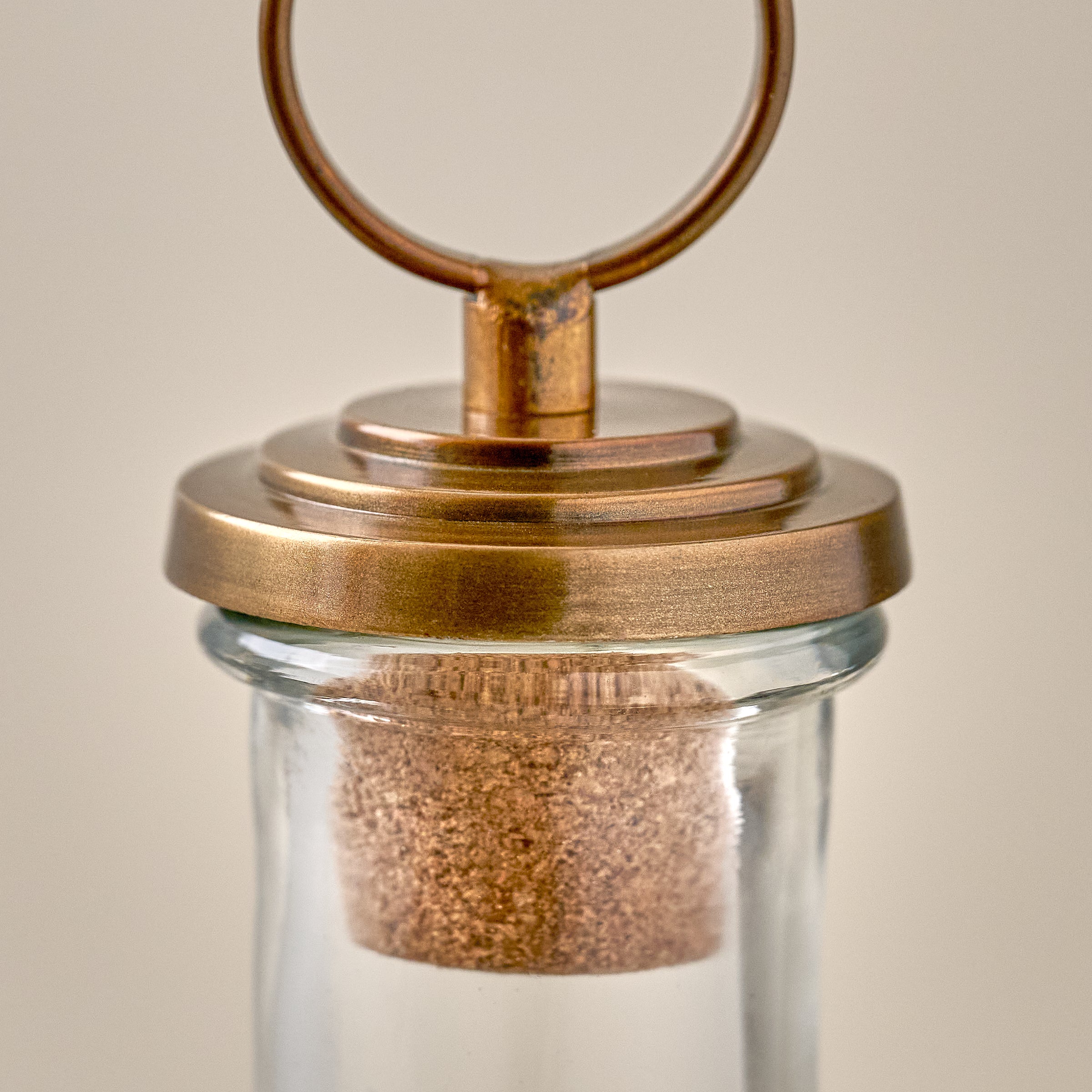 Marlowe Etched Glass Decanter up close