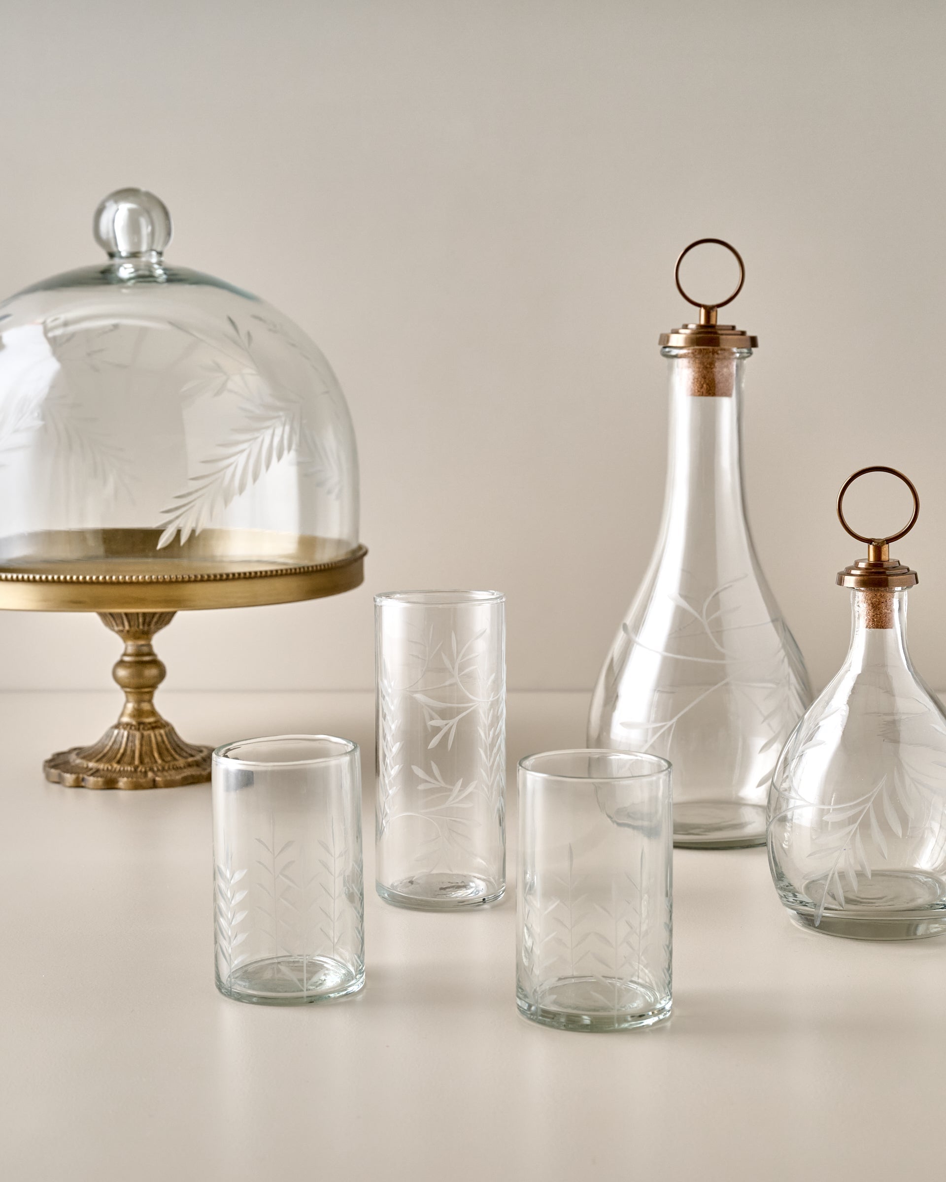 Marlowe Etched Glass Collection