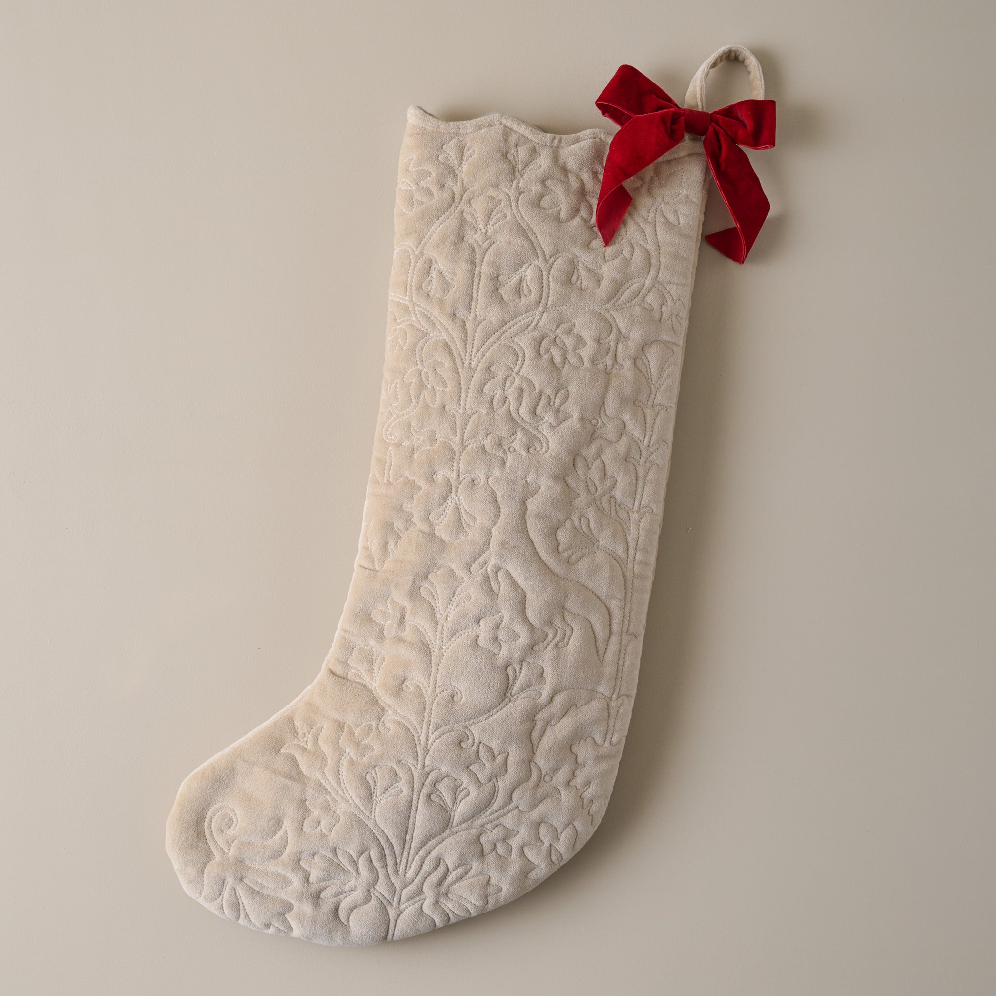Enchanted Forest Quilted Stocking