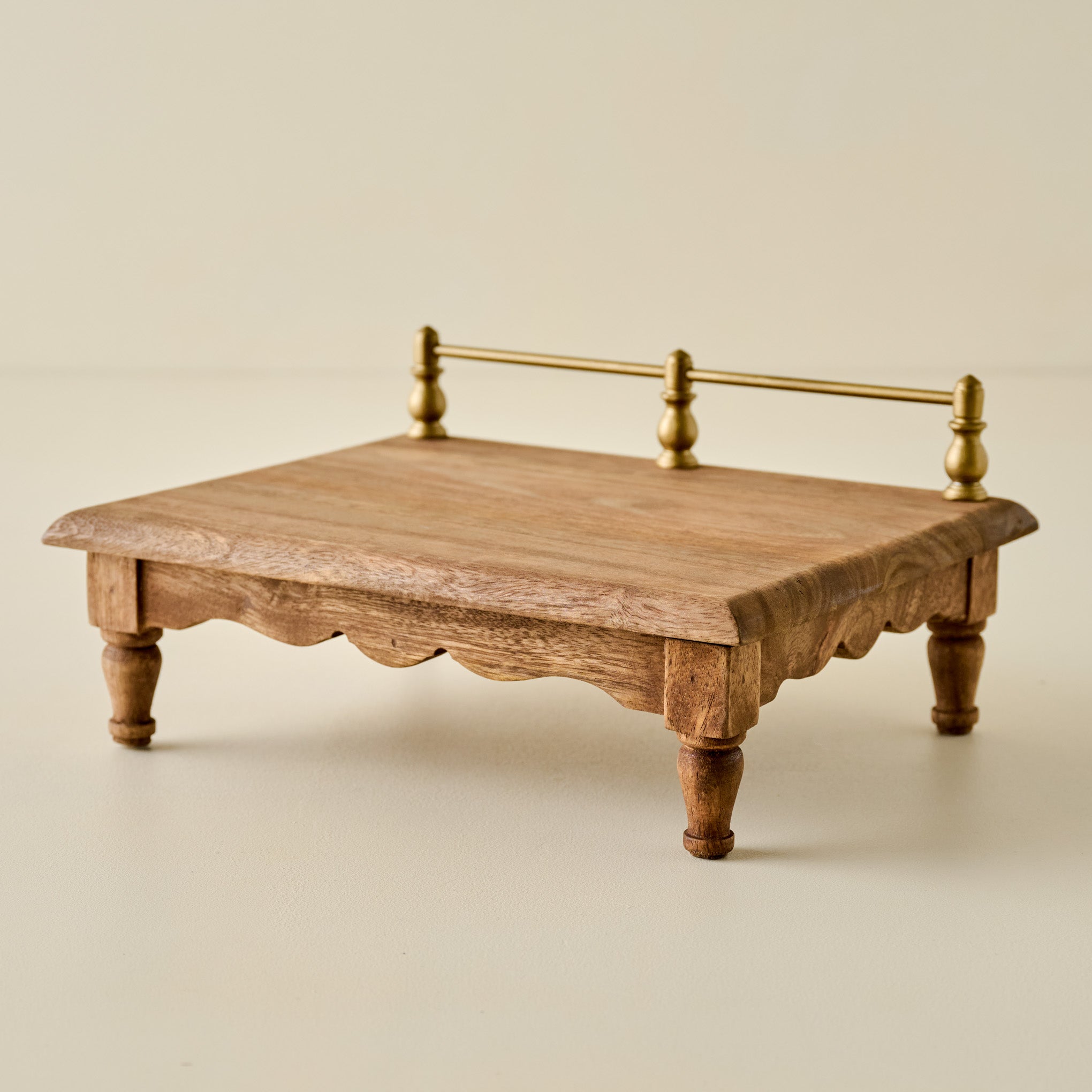 Vintage-Inspired Cookbook Holder + Riser shown as a riser