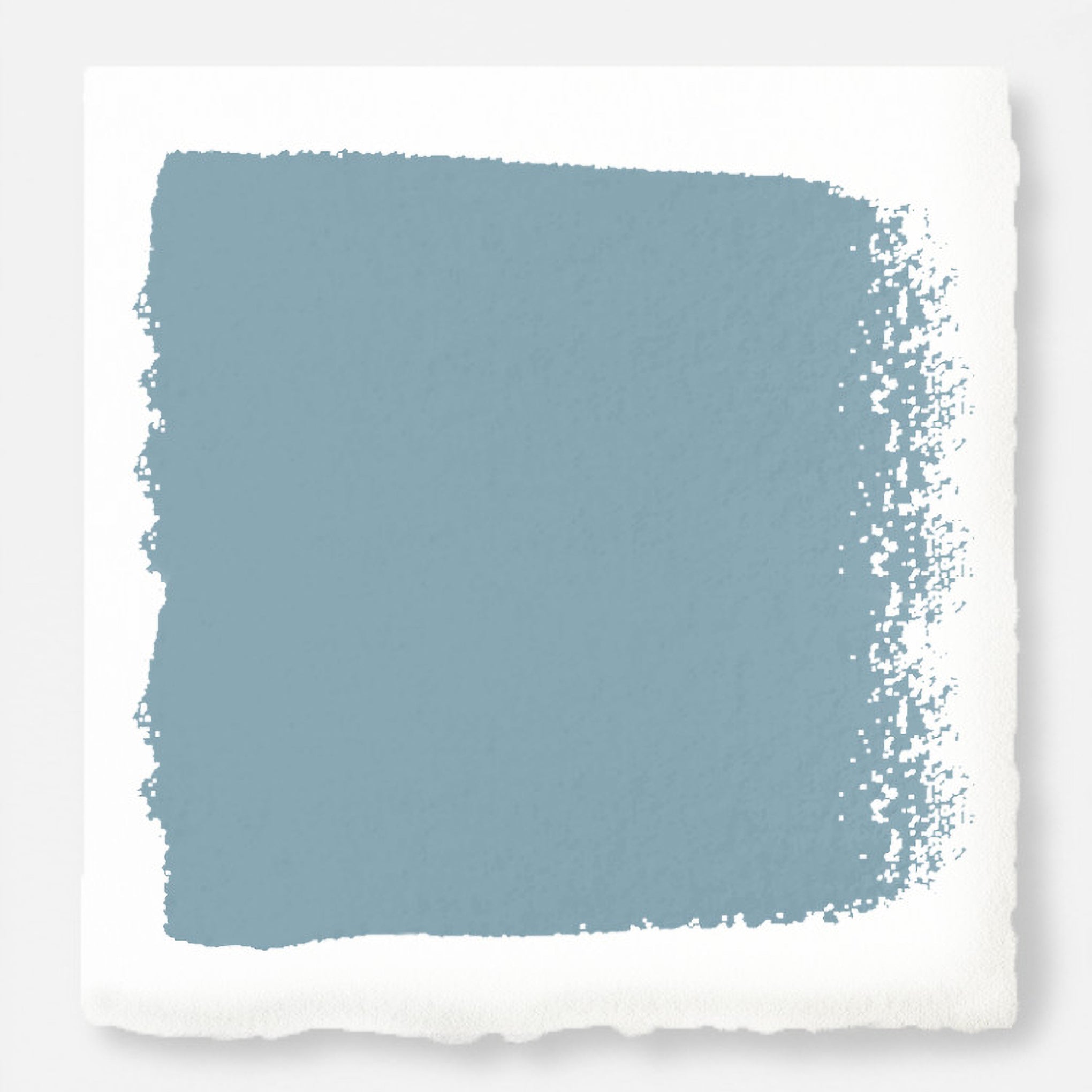 A washed denim blue paint named winter solstice