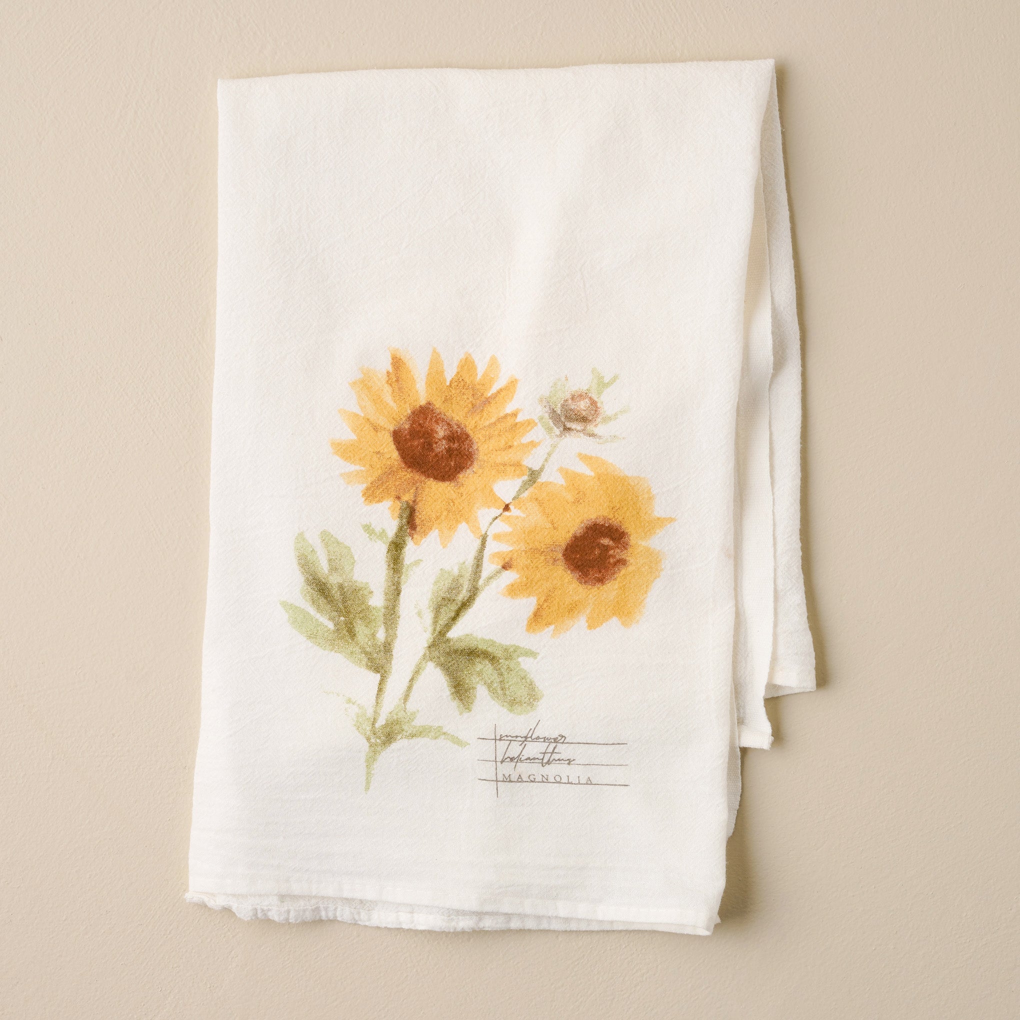 Magnoliass Sunflower Tea Towel