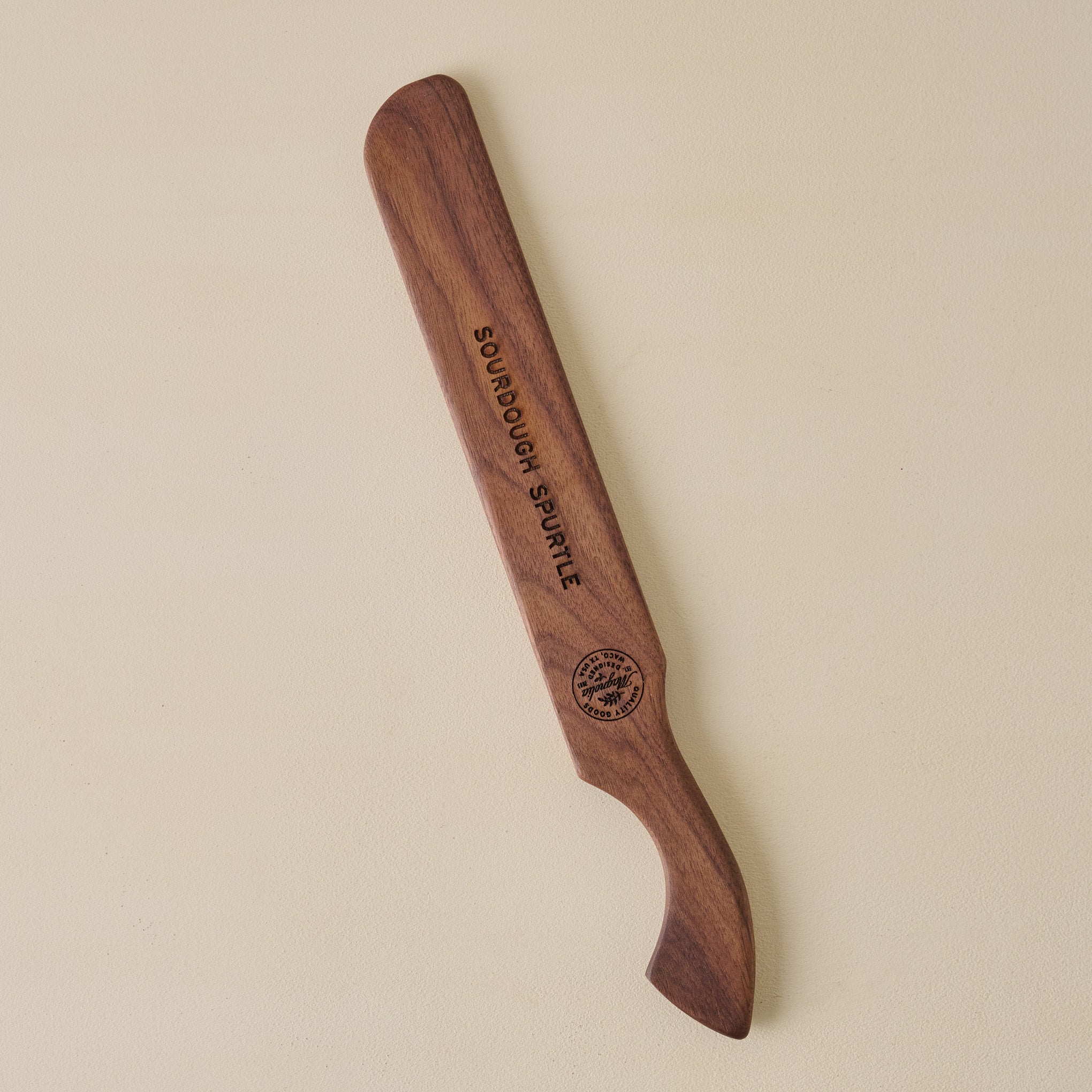 Magnoliass Handmade Walnut Spurtle