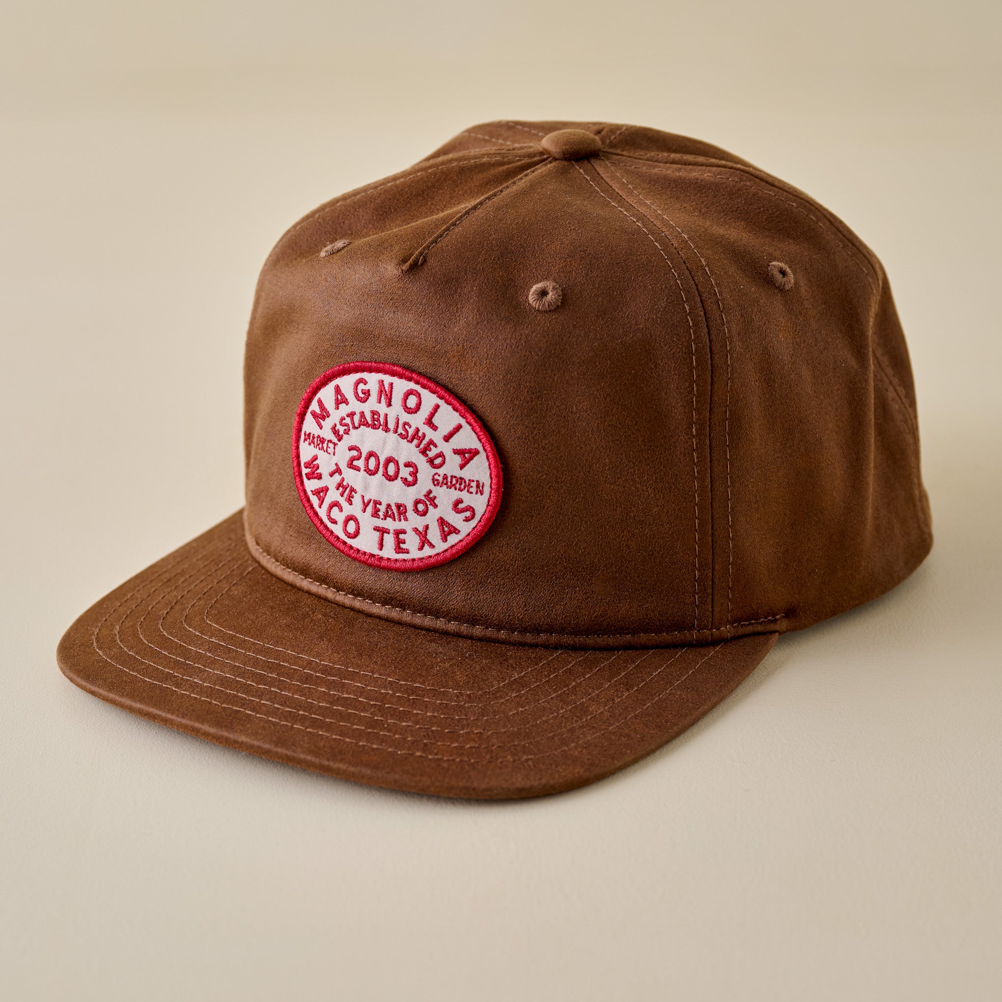 Magnoliass Waxed Canvas Patch 5-Panel Hat