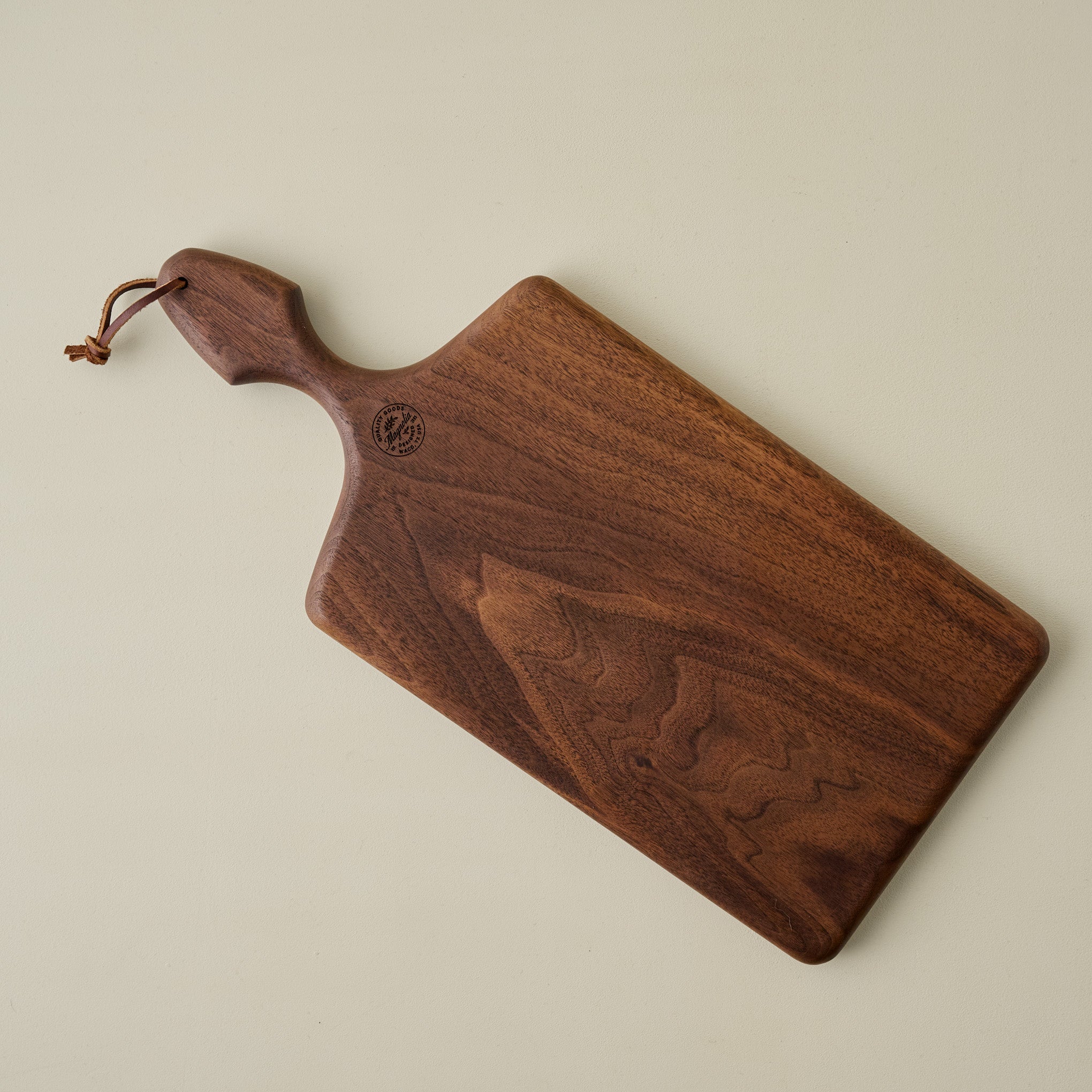 Magnoliass Handcrafted Walnut Serving Board