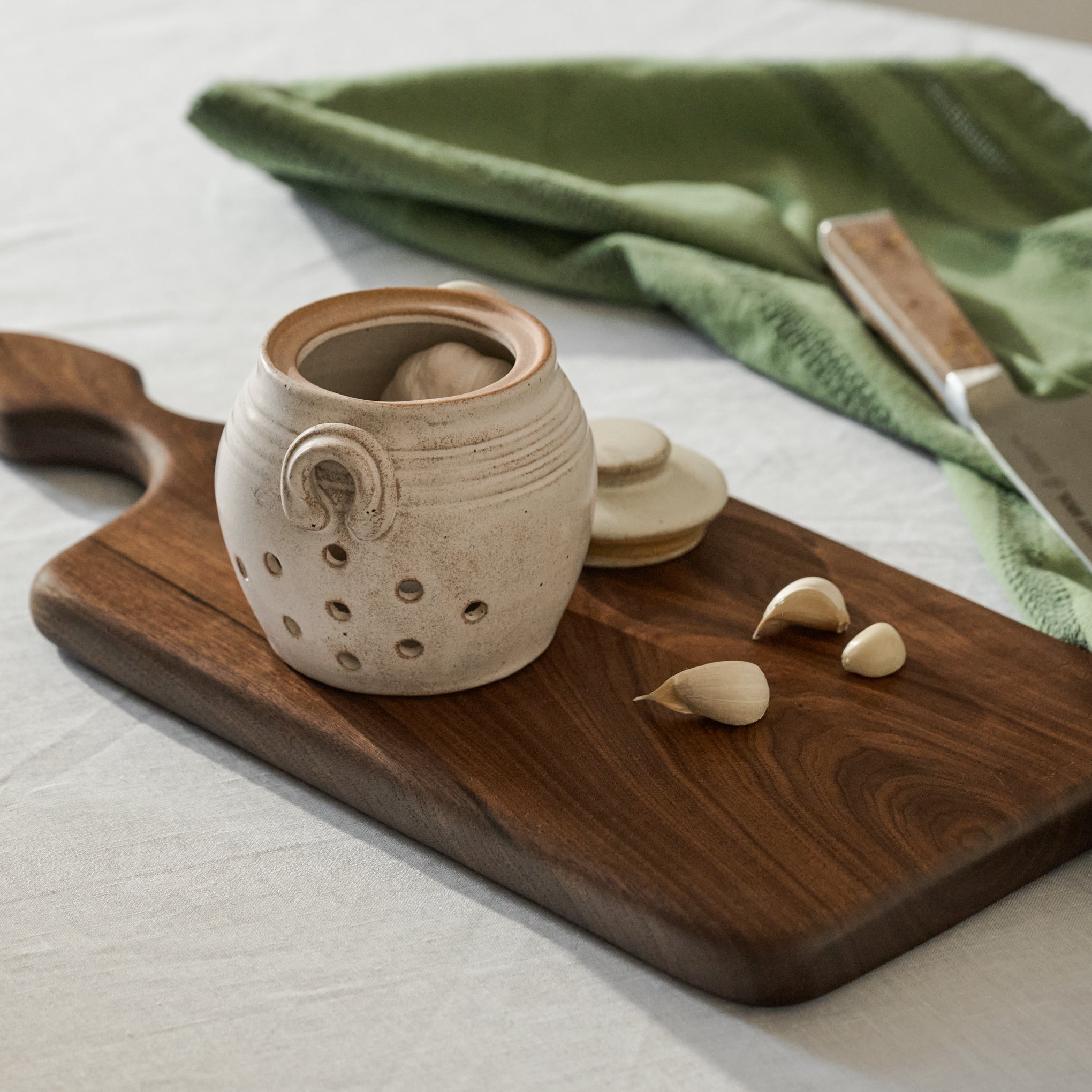 Magnoliass Handcrafted Walnut Serving Board