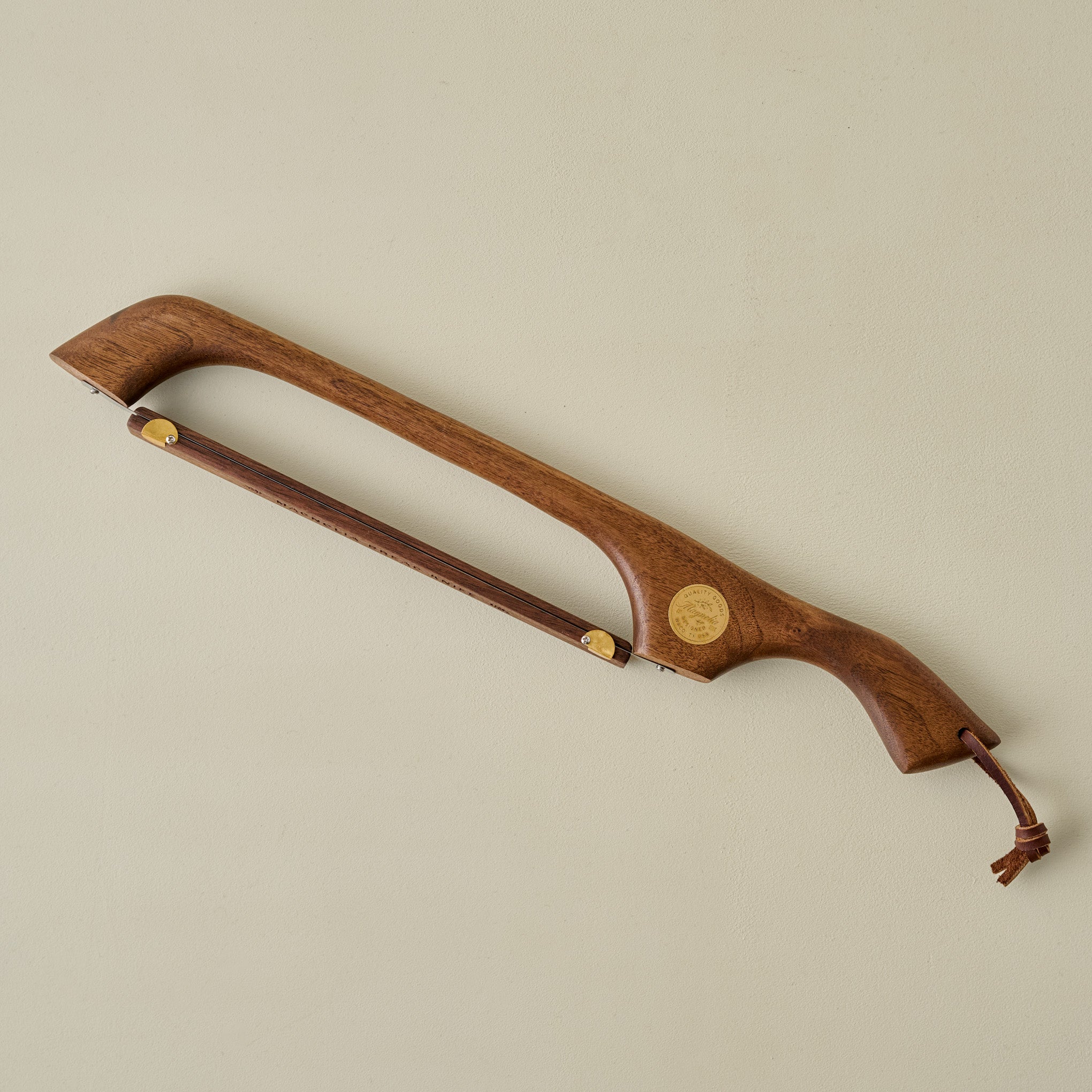 Magnoliass Handmade Walnut Bread Knife