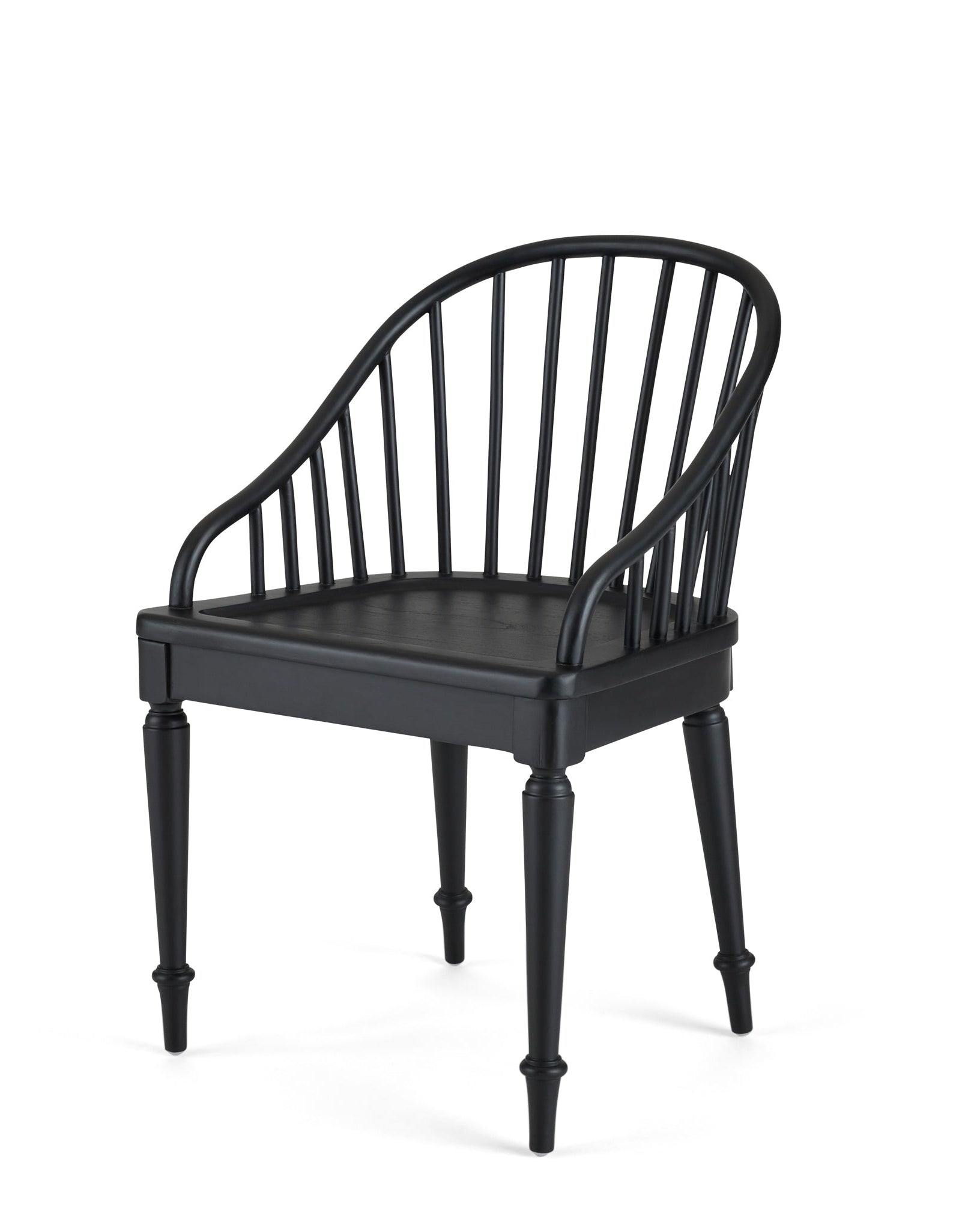 Carlotta Dining Chair in black mahogany