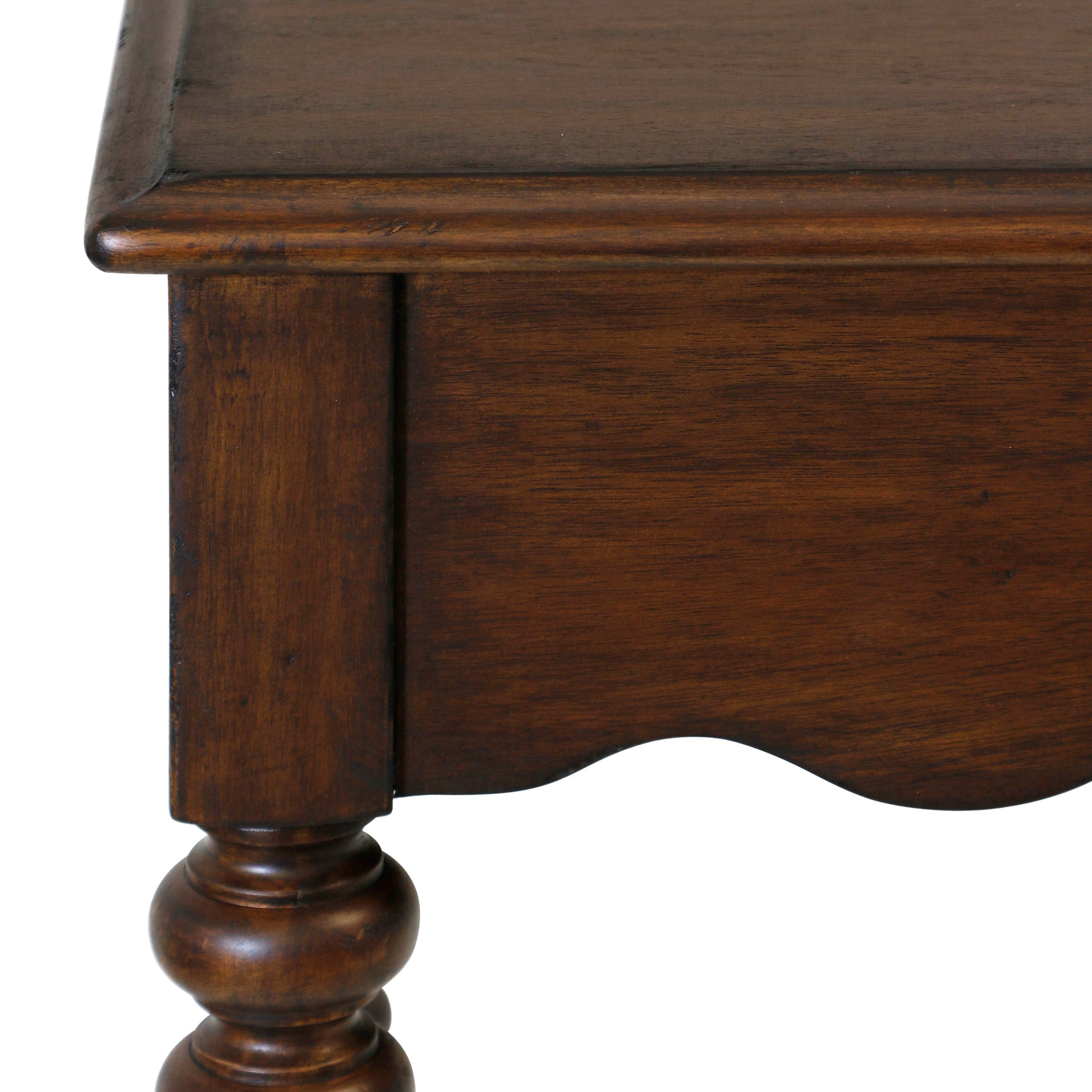 Amaryllis Console Table corner up close
