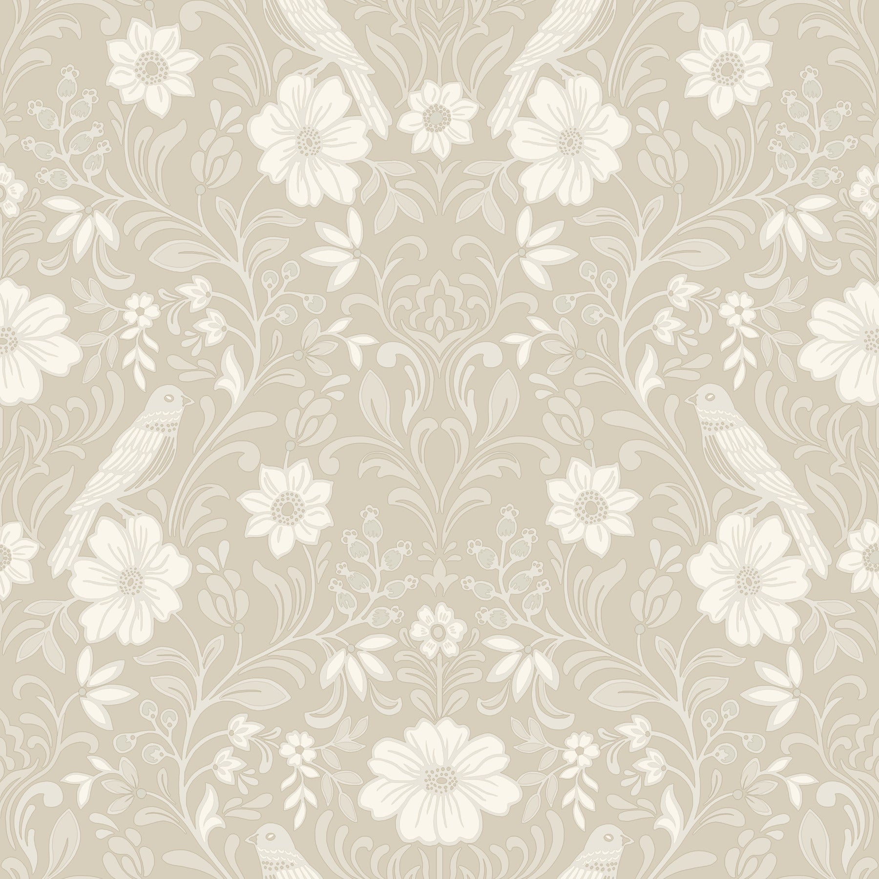 Colette Wallpaper in linen
