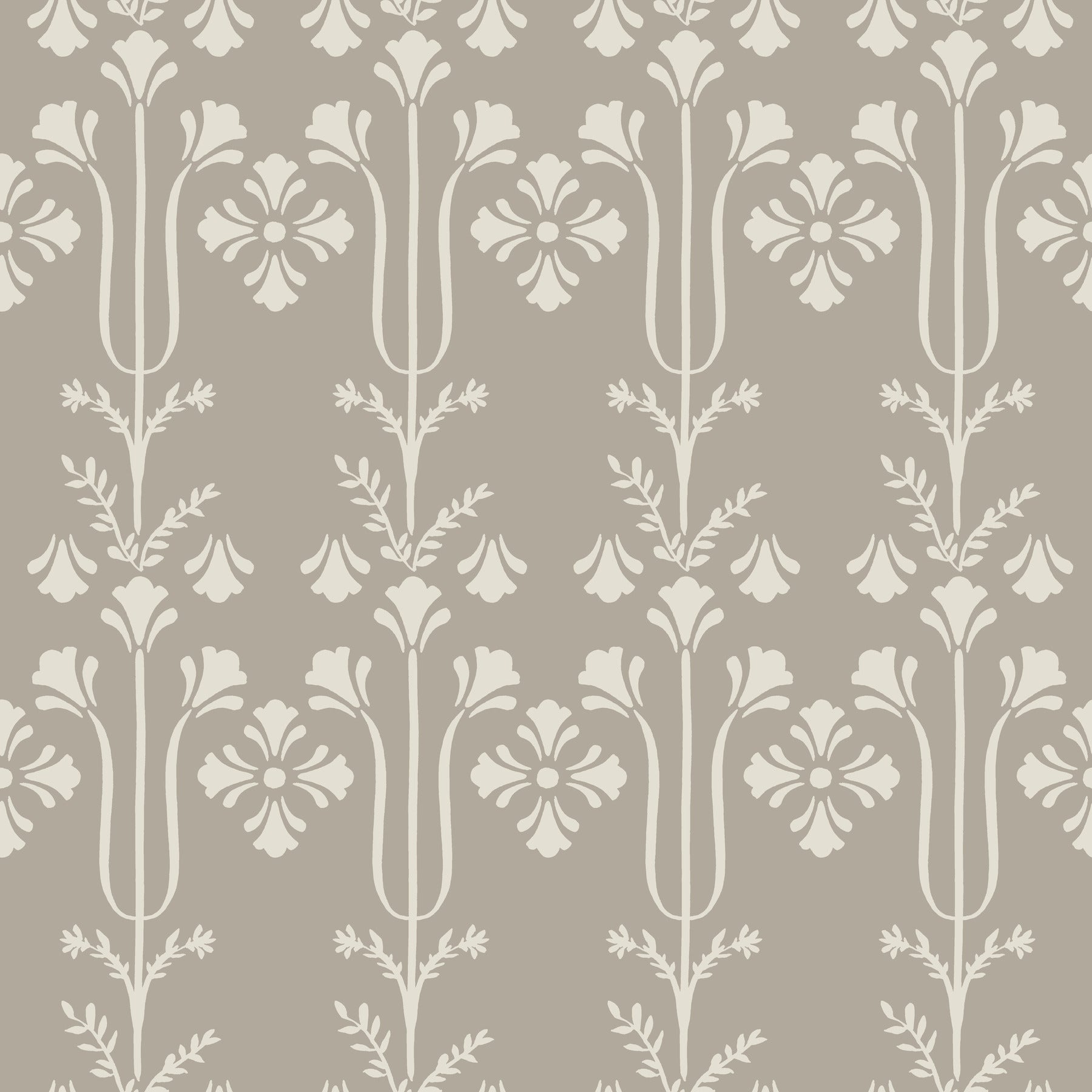 Lydia Wallpaper in Taupe