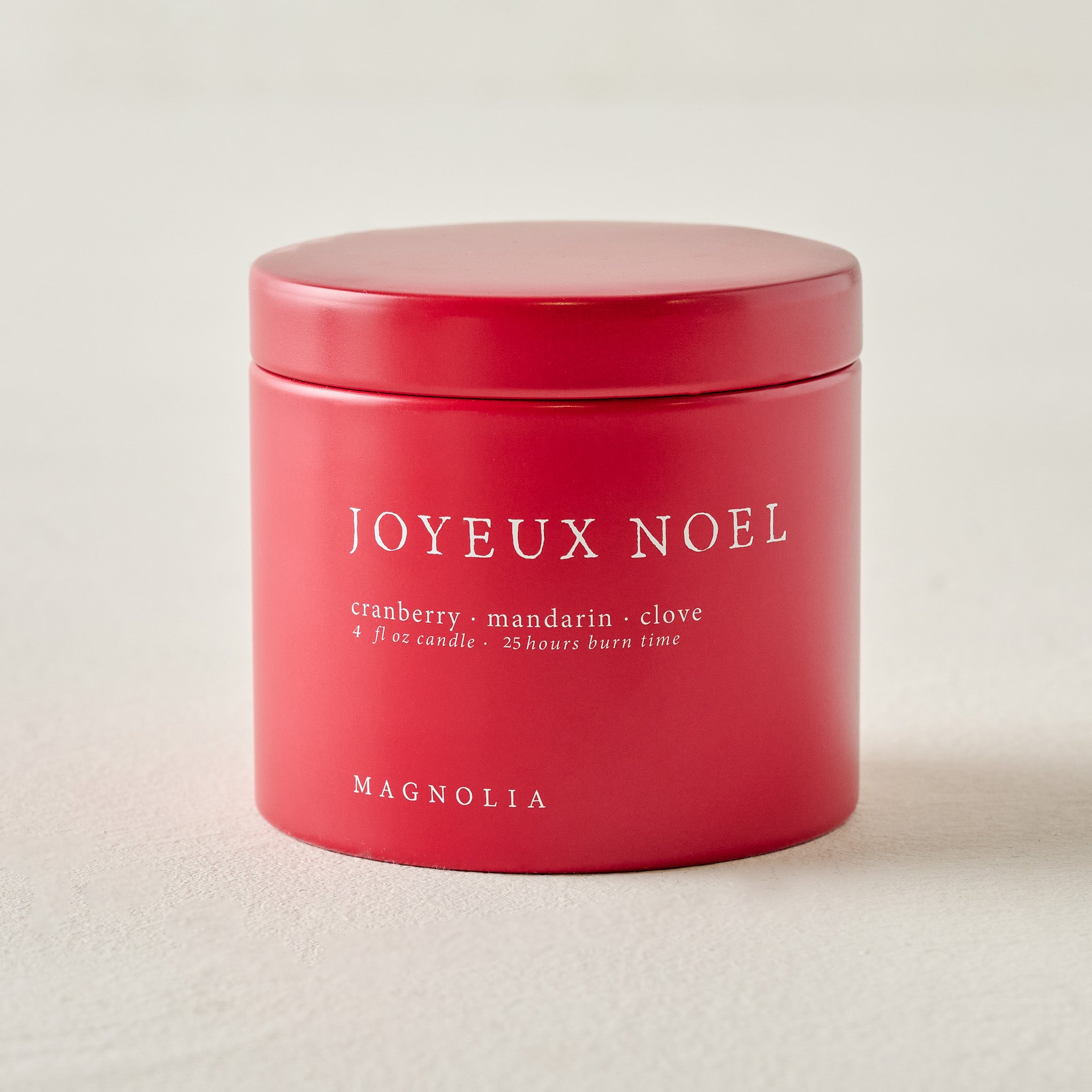 Joyeux Noel candle