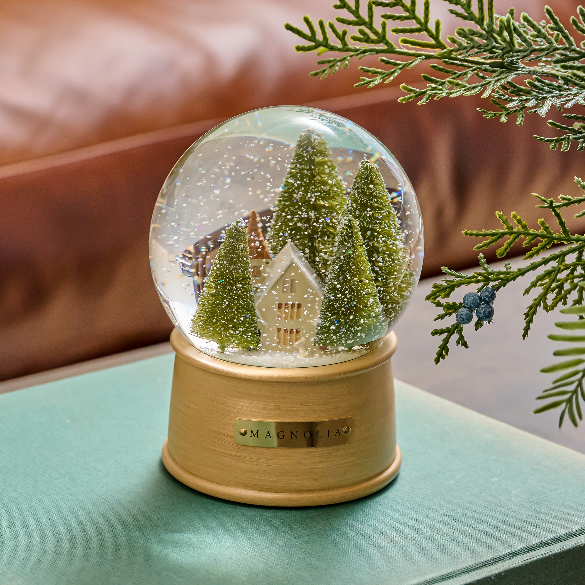 Magnoliass Chapel Snow Globe