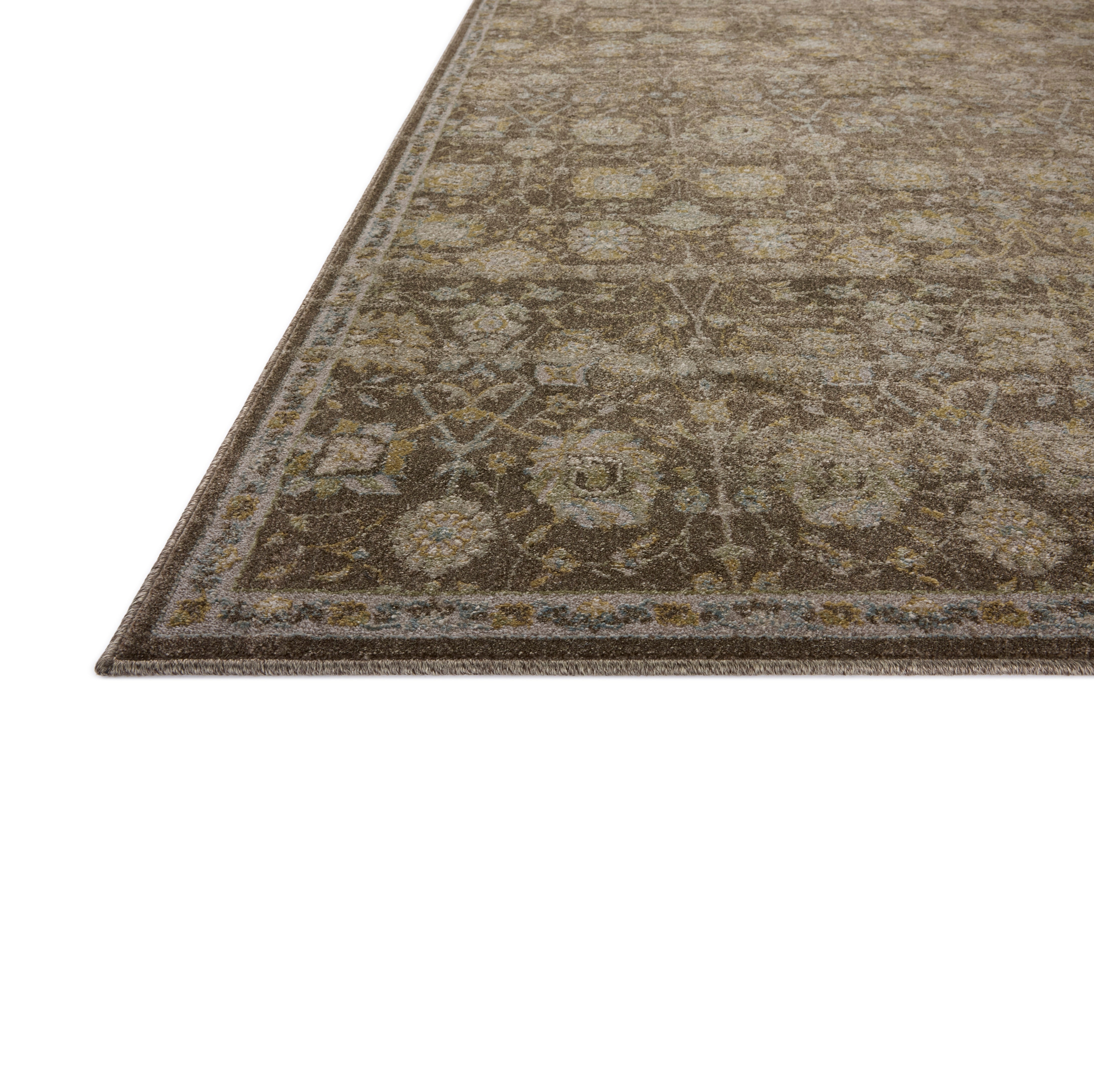 Mona Bark Natural Rug close up of corner