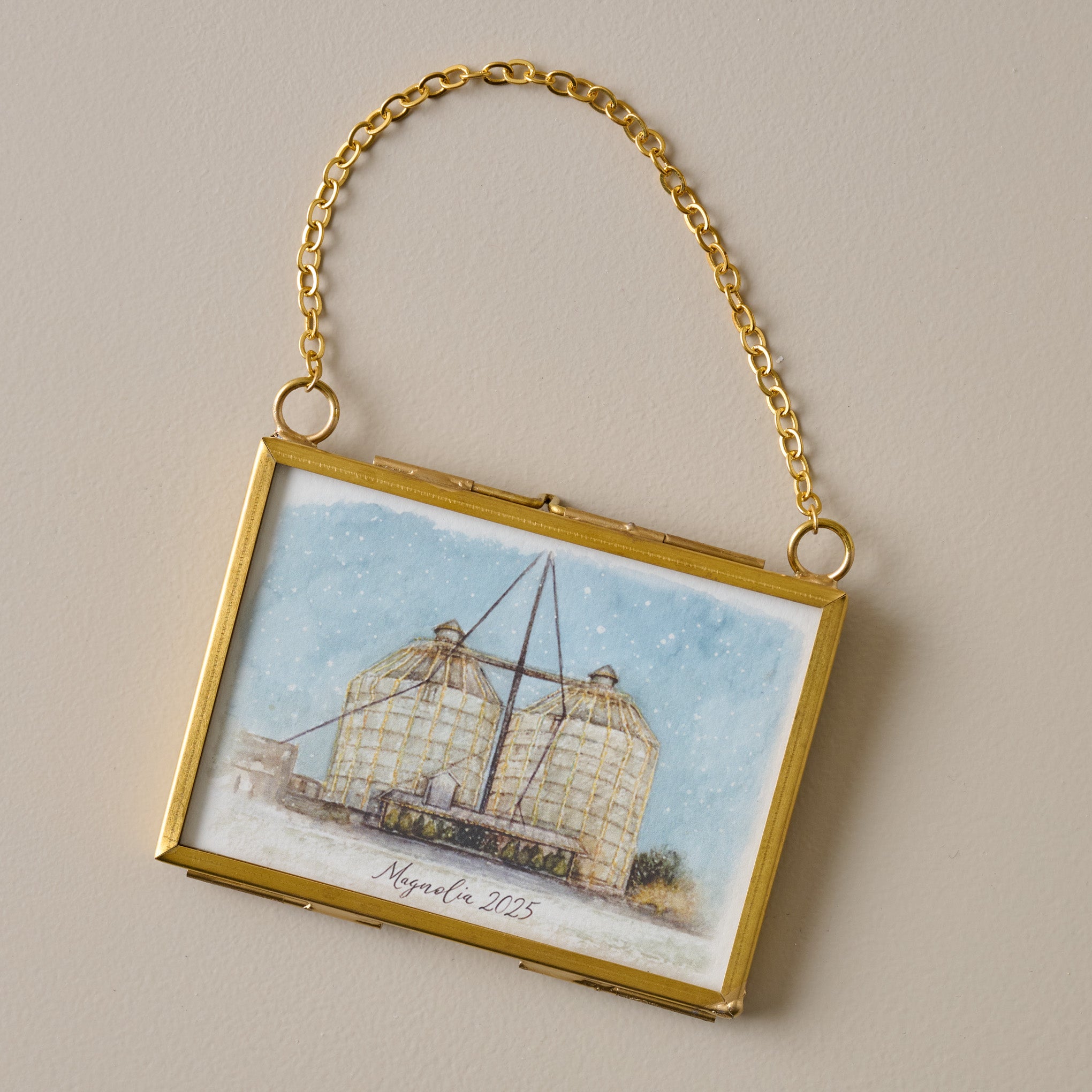 Magnoliass 2025 Limited Edition Mini Framed Ornament by Tabitha Paige