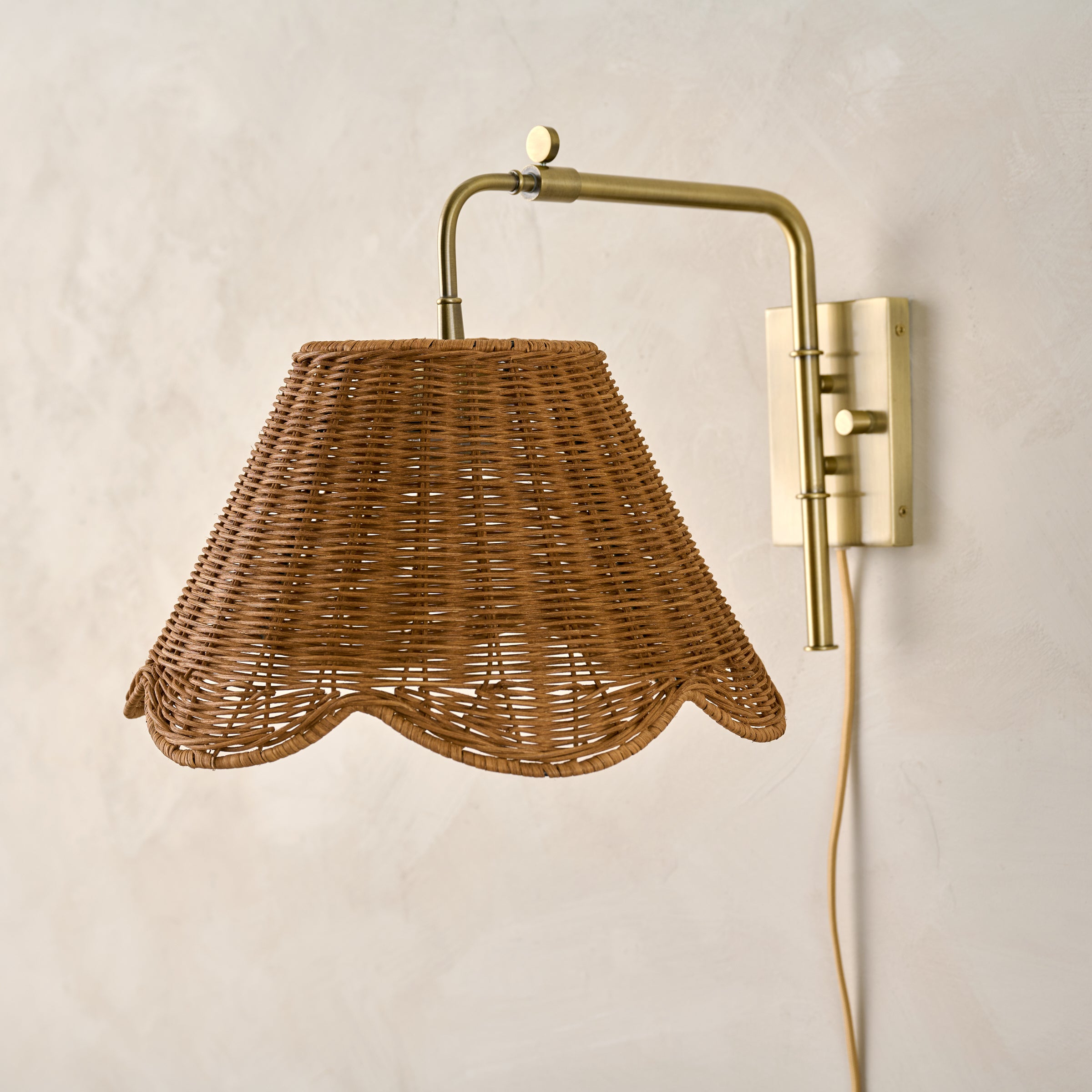 Lucinda Swivel Plug-In Sconce