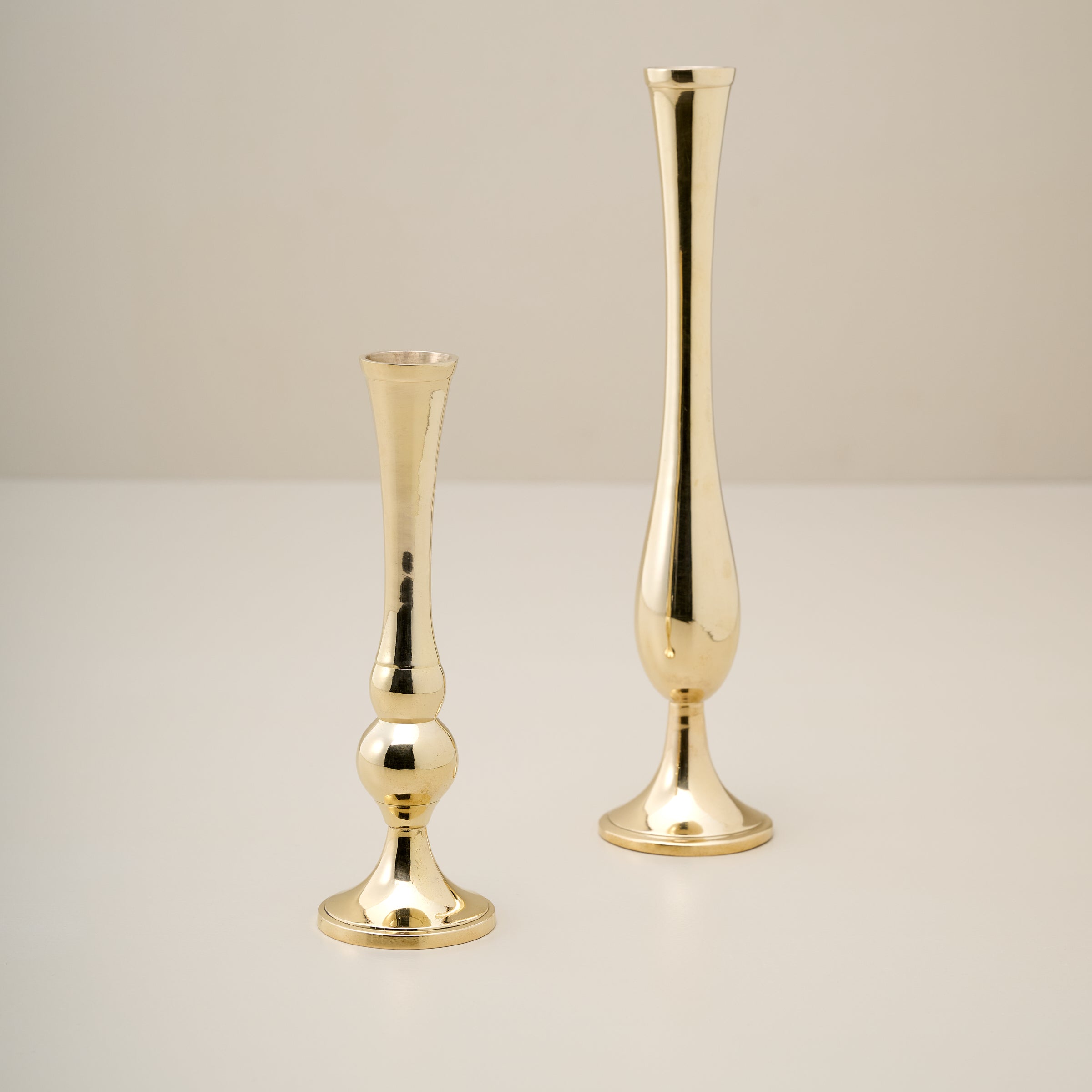 Embry Solid Brass Bud Vase Small and Large