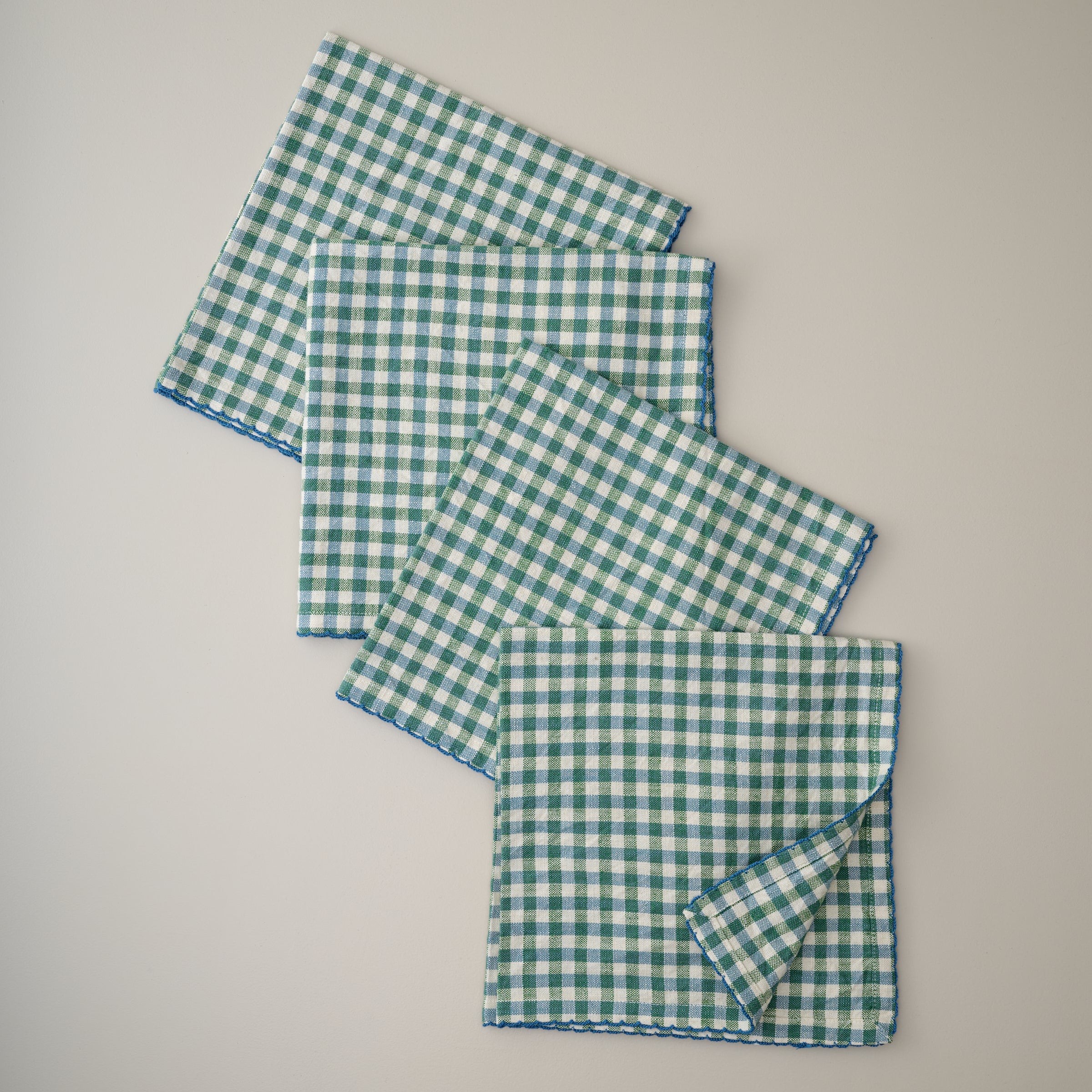Meadow Check Napkin Set of 4