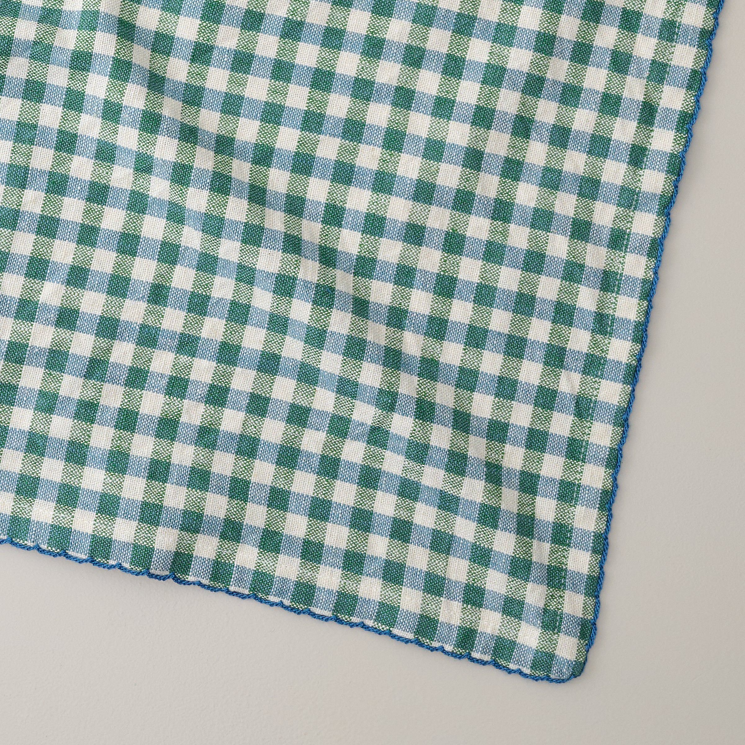 Meadow Check Napkin Set of 4 close up