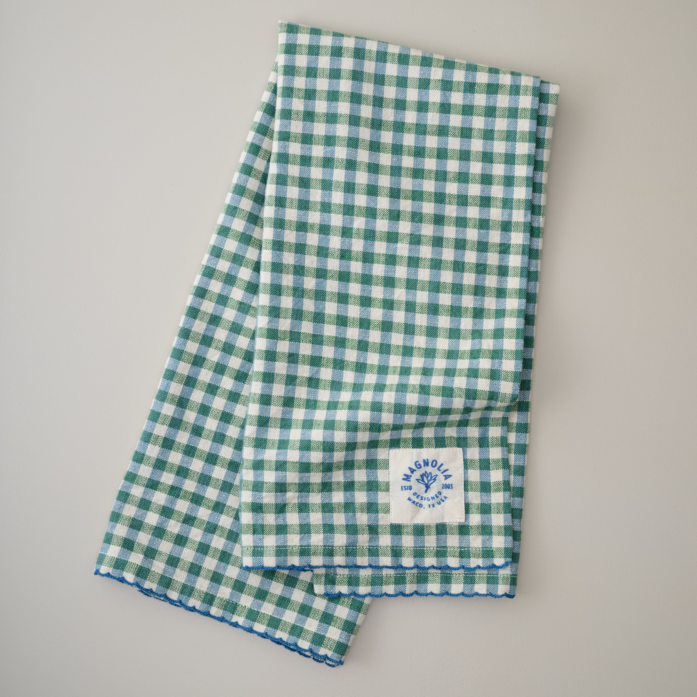 Meadow Check Tea Towel
