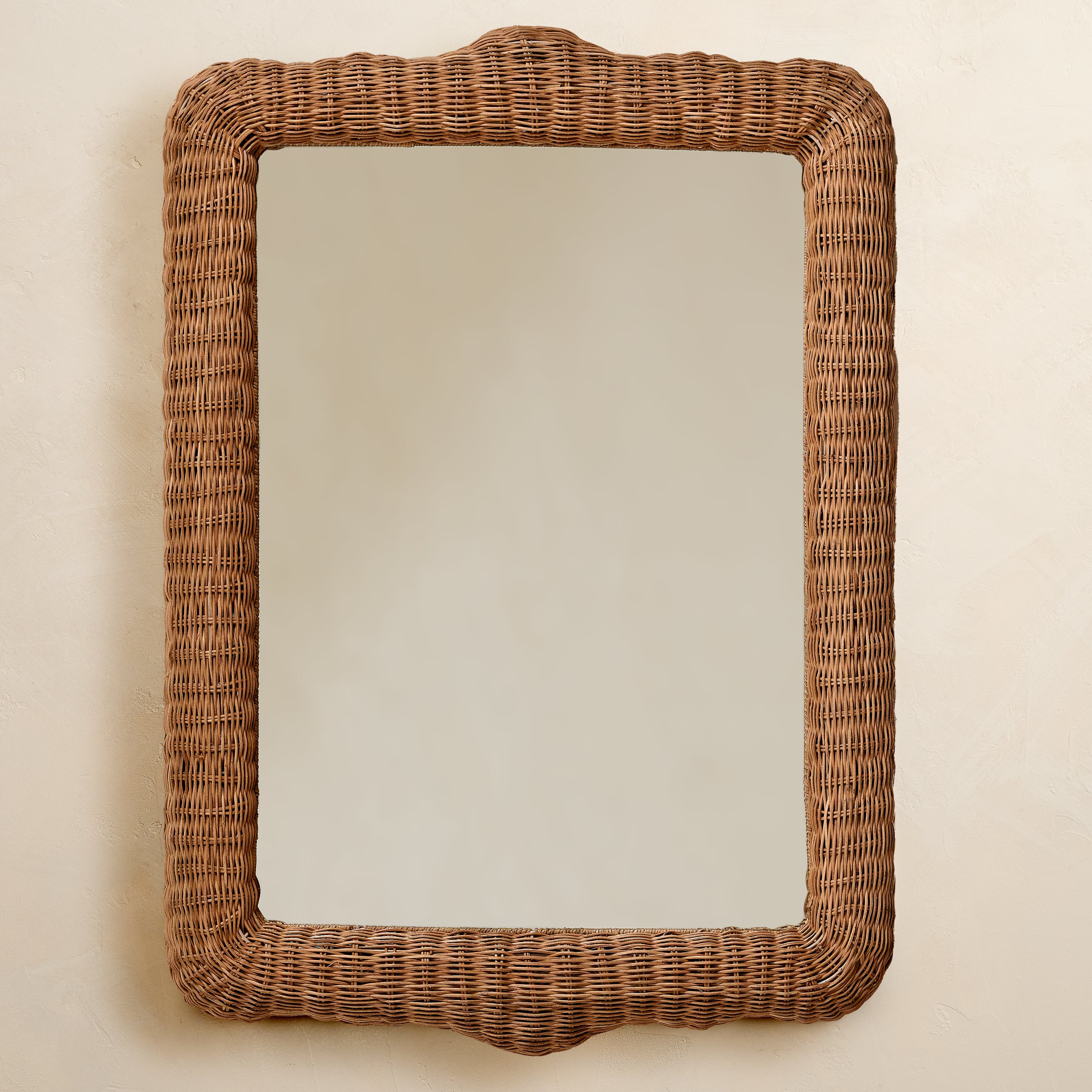 Robin Woven Rattan Mirror
