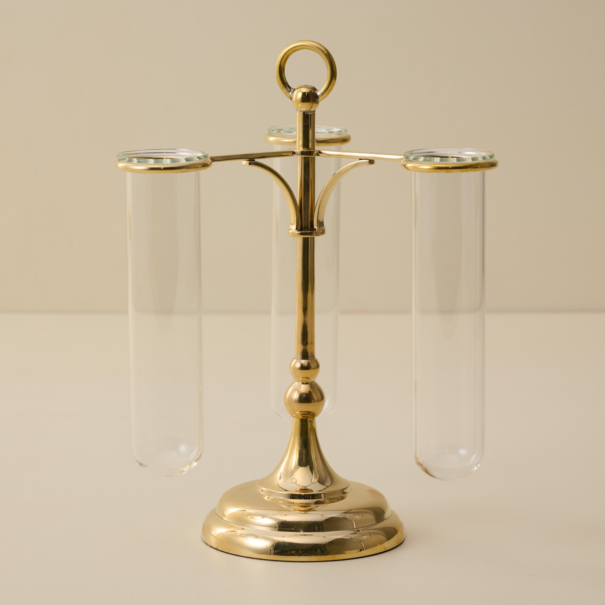 Solid Brass Antique Inspired Propagation Stand 