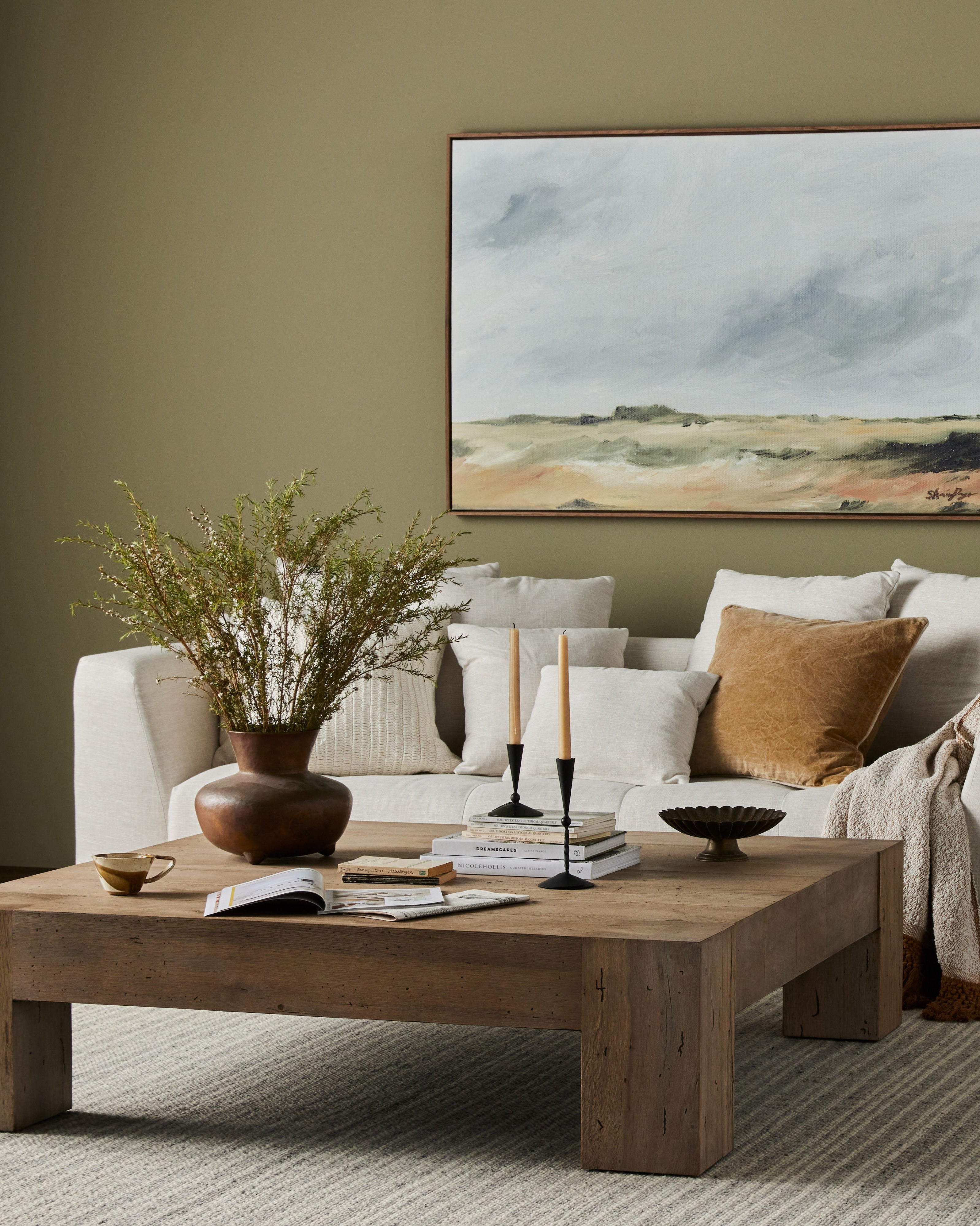 Powell Coffee Table in a living room
