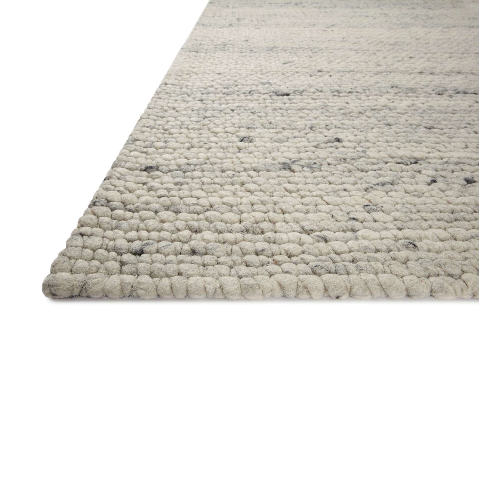Caroline Mist Rug close up of corner of rug