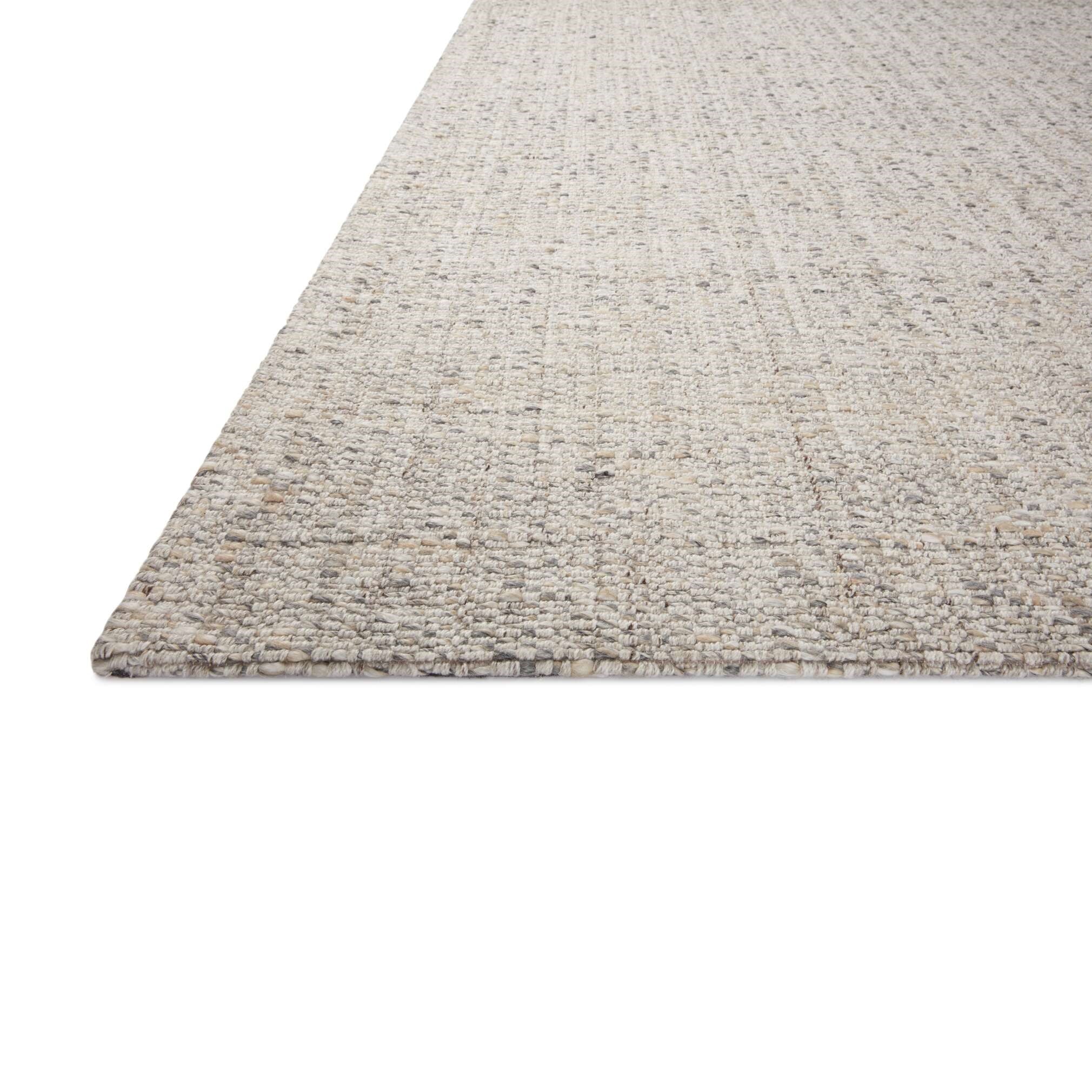 Pippa Silver Rug close up of corner