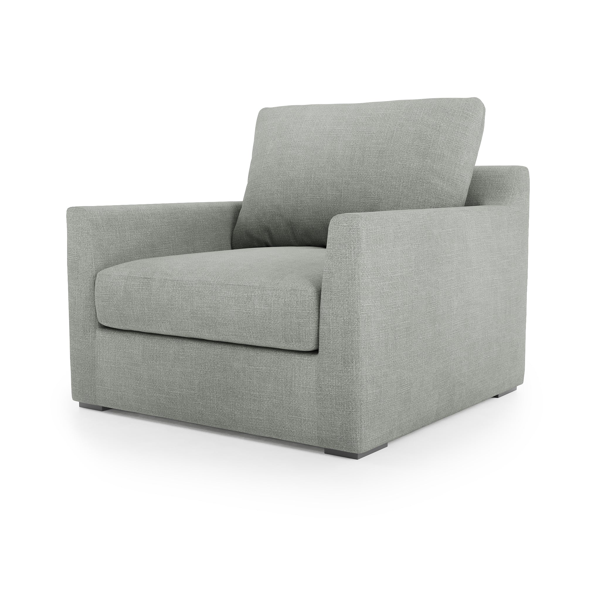 Serene Chair - dove grey linen