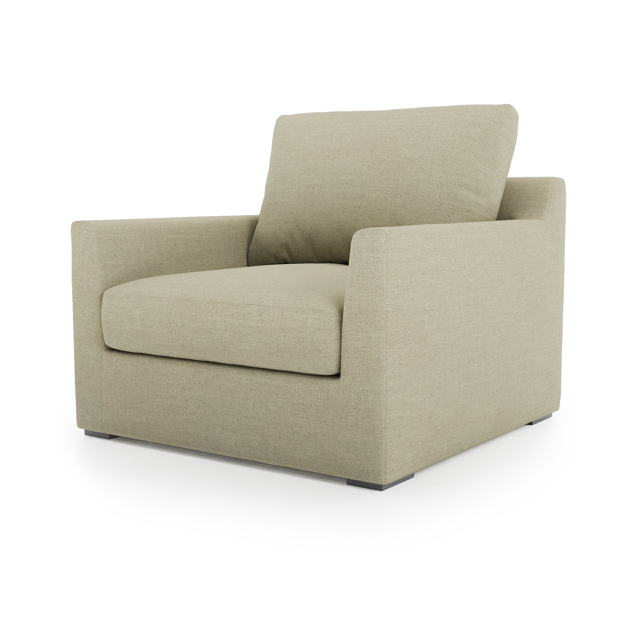 Serene Chair - khaki linen