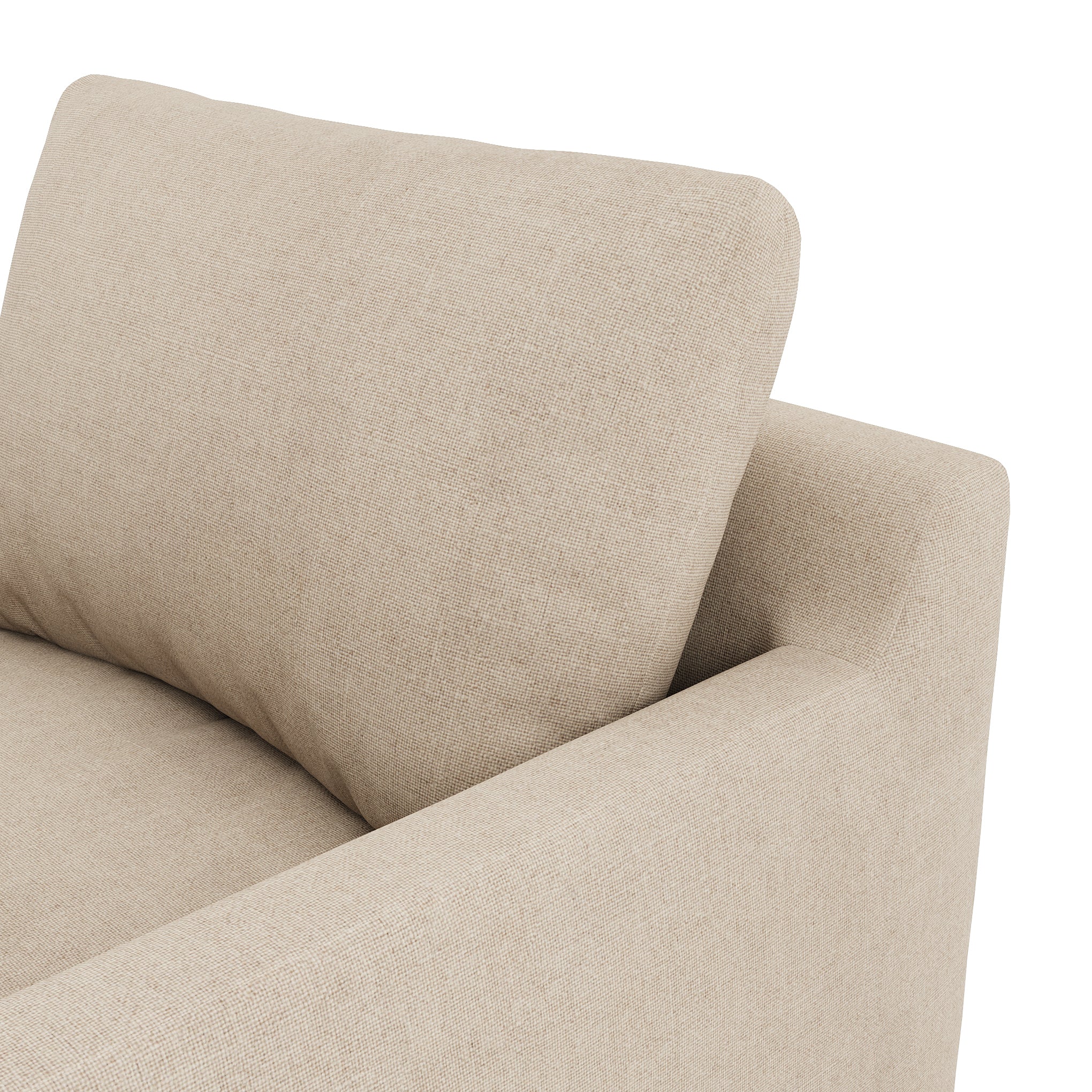 Serene Chair - natural linen close up