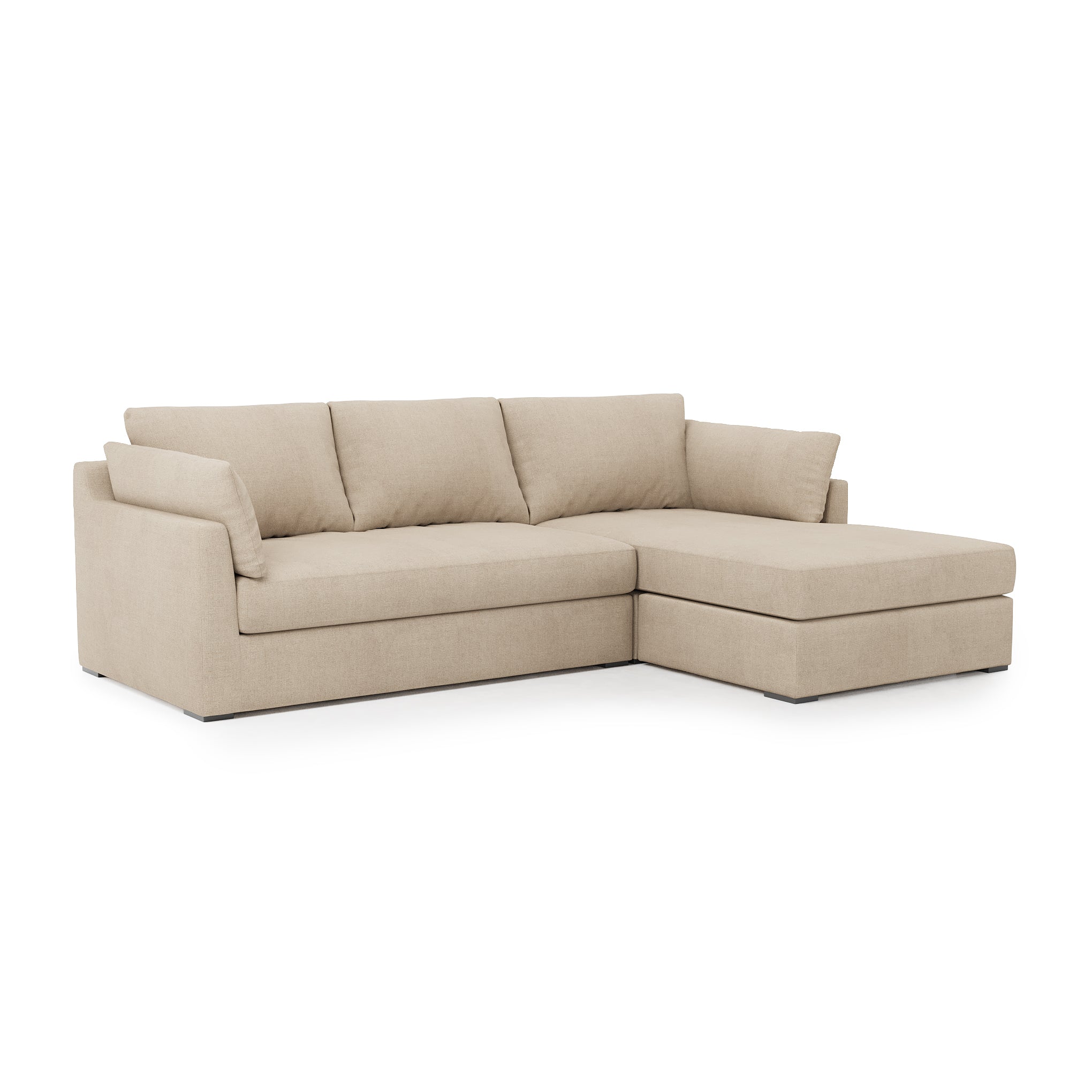 Serene 2 Piece Sectional - natural linen