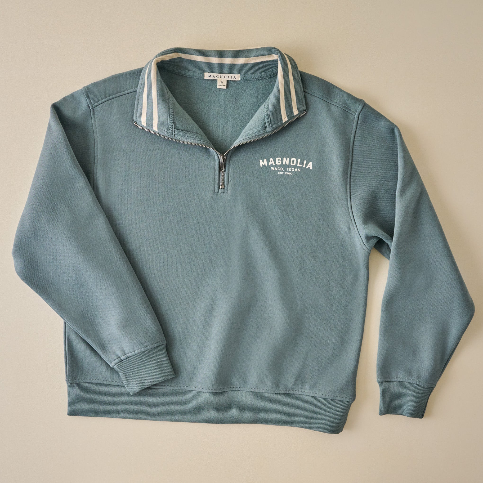 Magnoliass Silos Storm Grey Quarter Zip