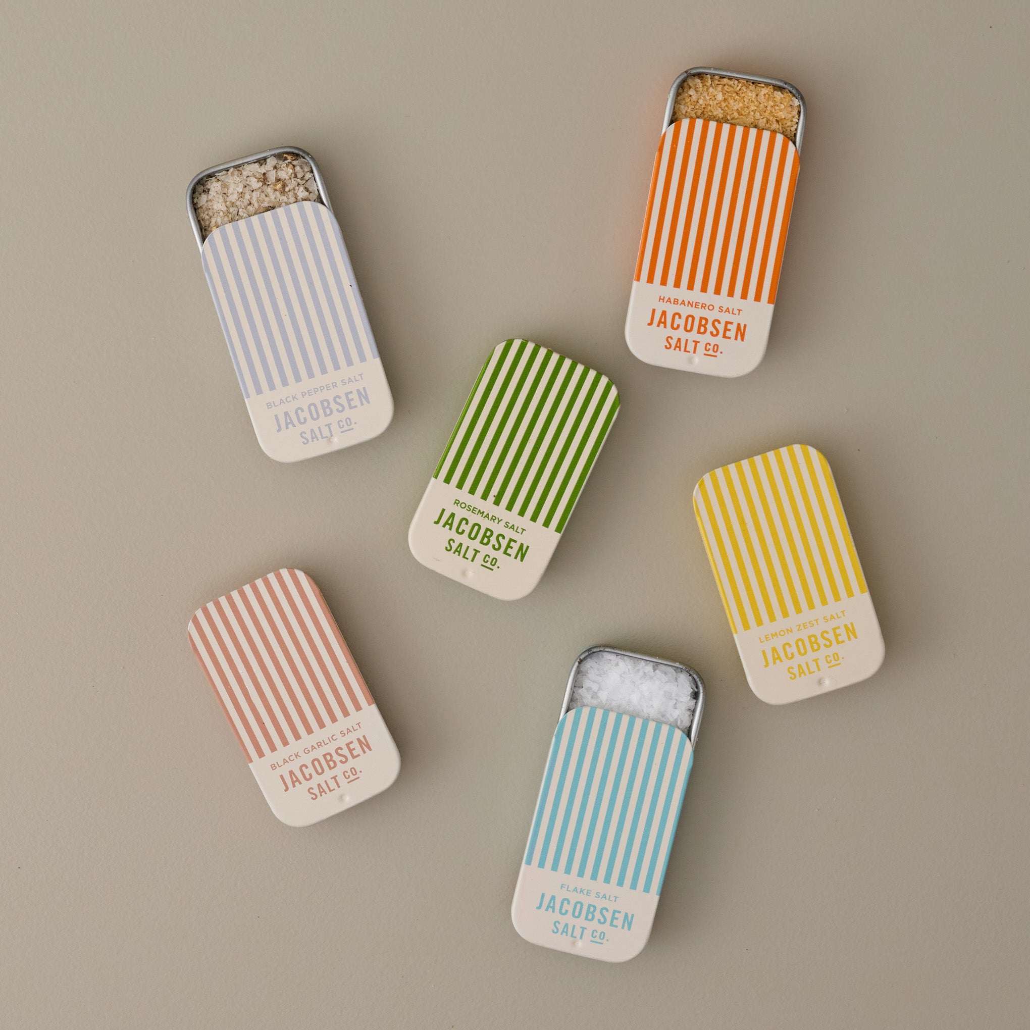 Jacobsen Salt Co. Infused Salt Tin Collection