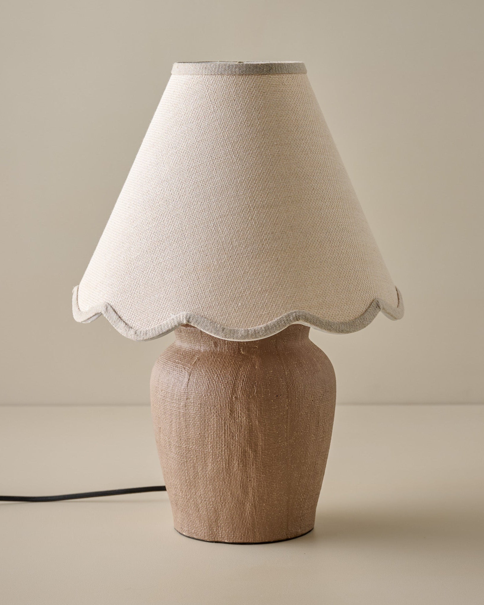 Teddie Table Lamp in Linen Shade