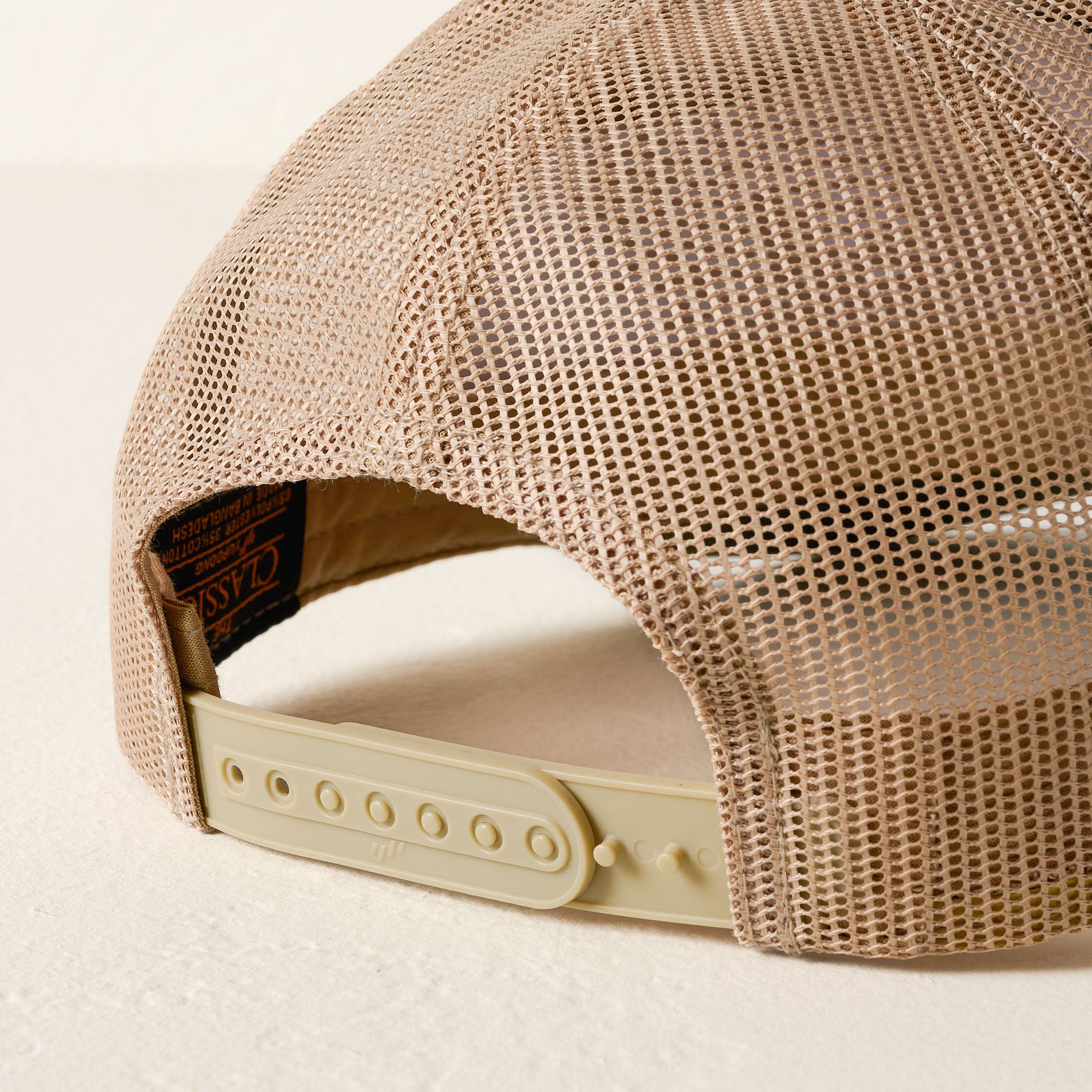 Moss Trout Hat back of hat