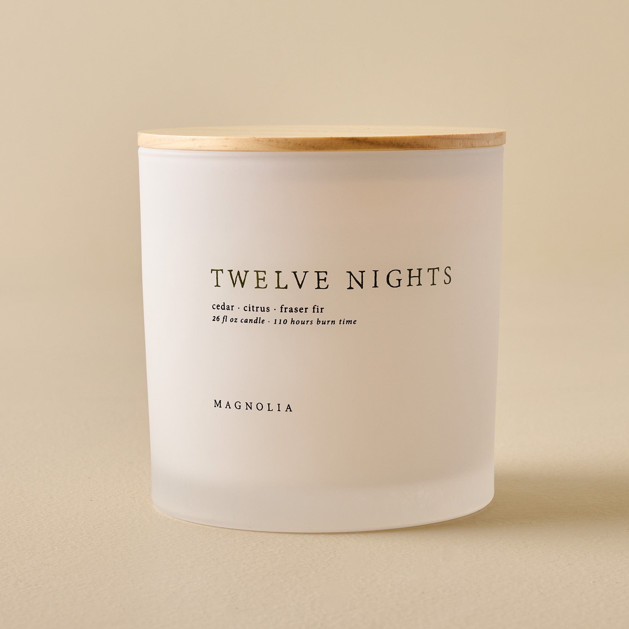 26oz Magnoliass Twelve Nights Candle