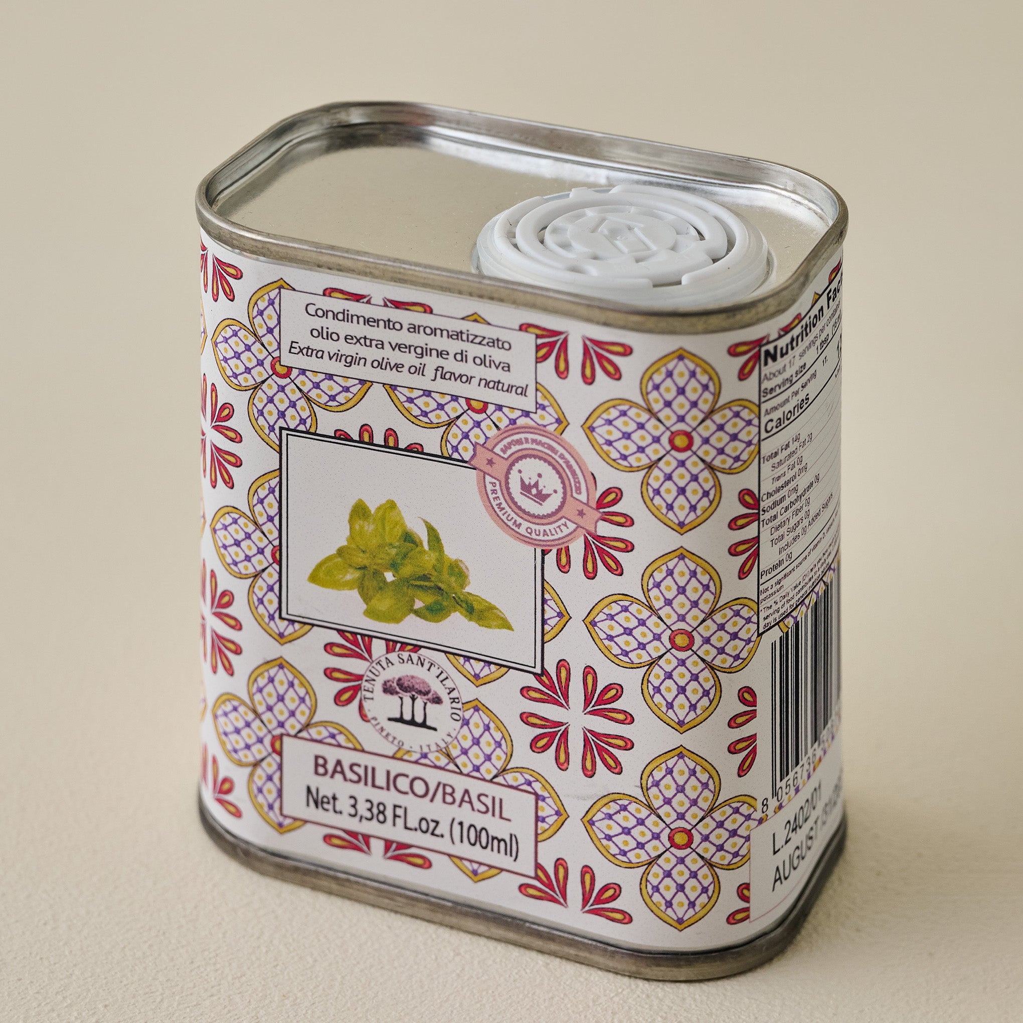 Basil Infused Olive Oil