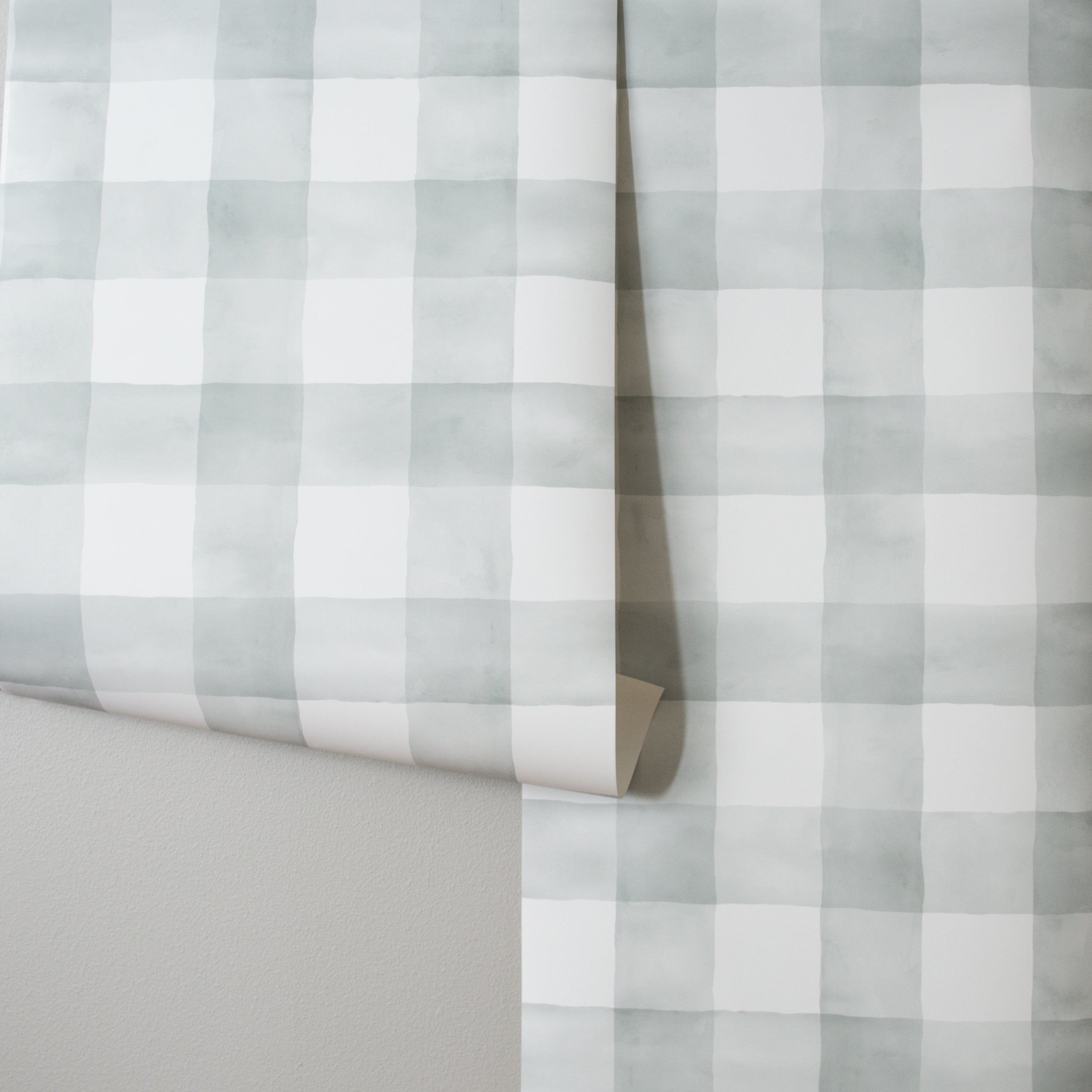 Watercolor Check Wallpaper