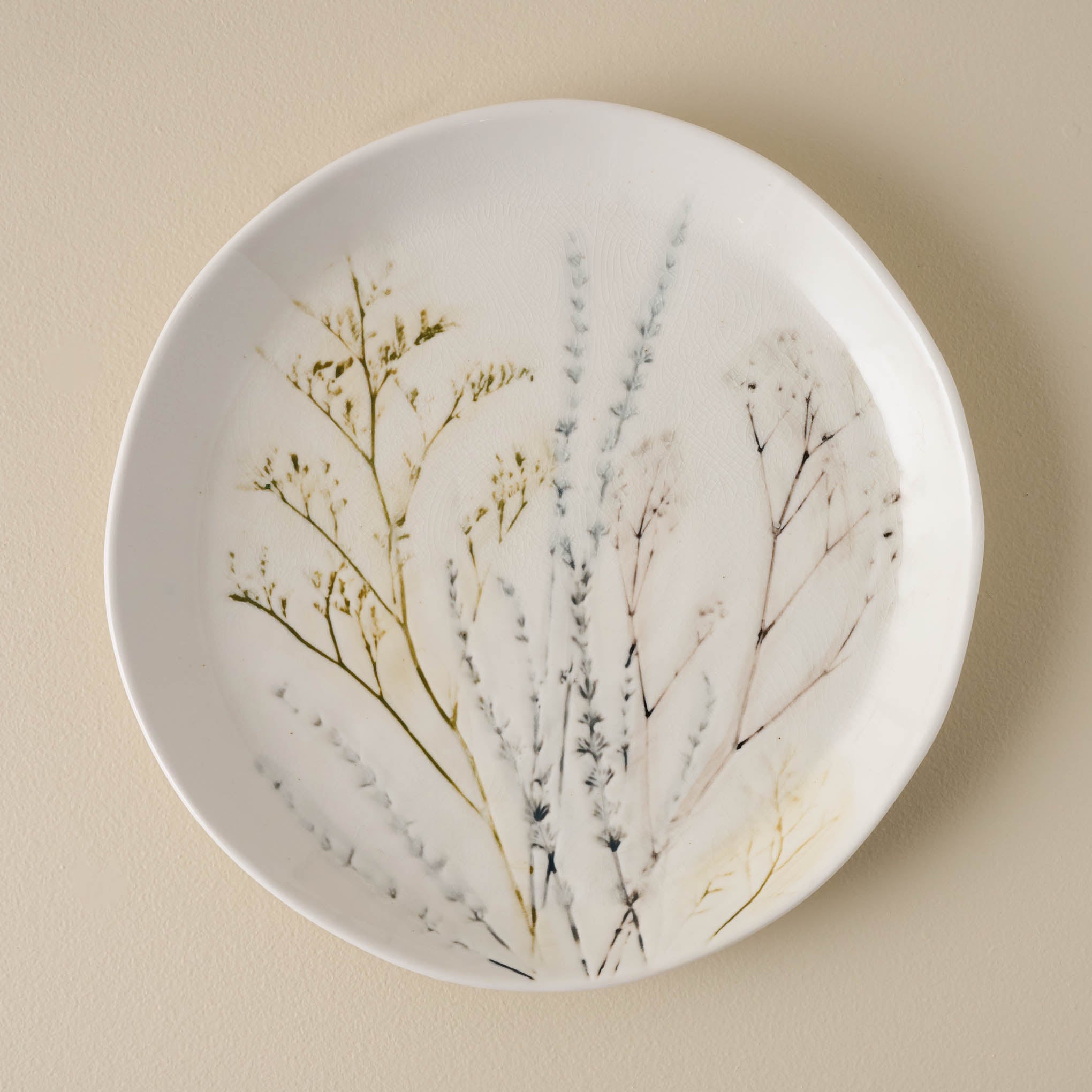 Pressed Floral Plate - dinner