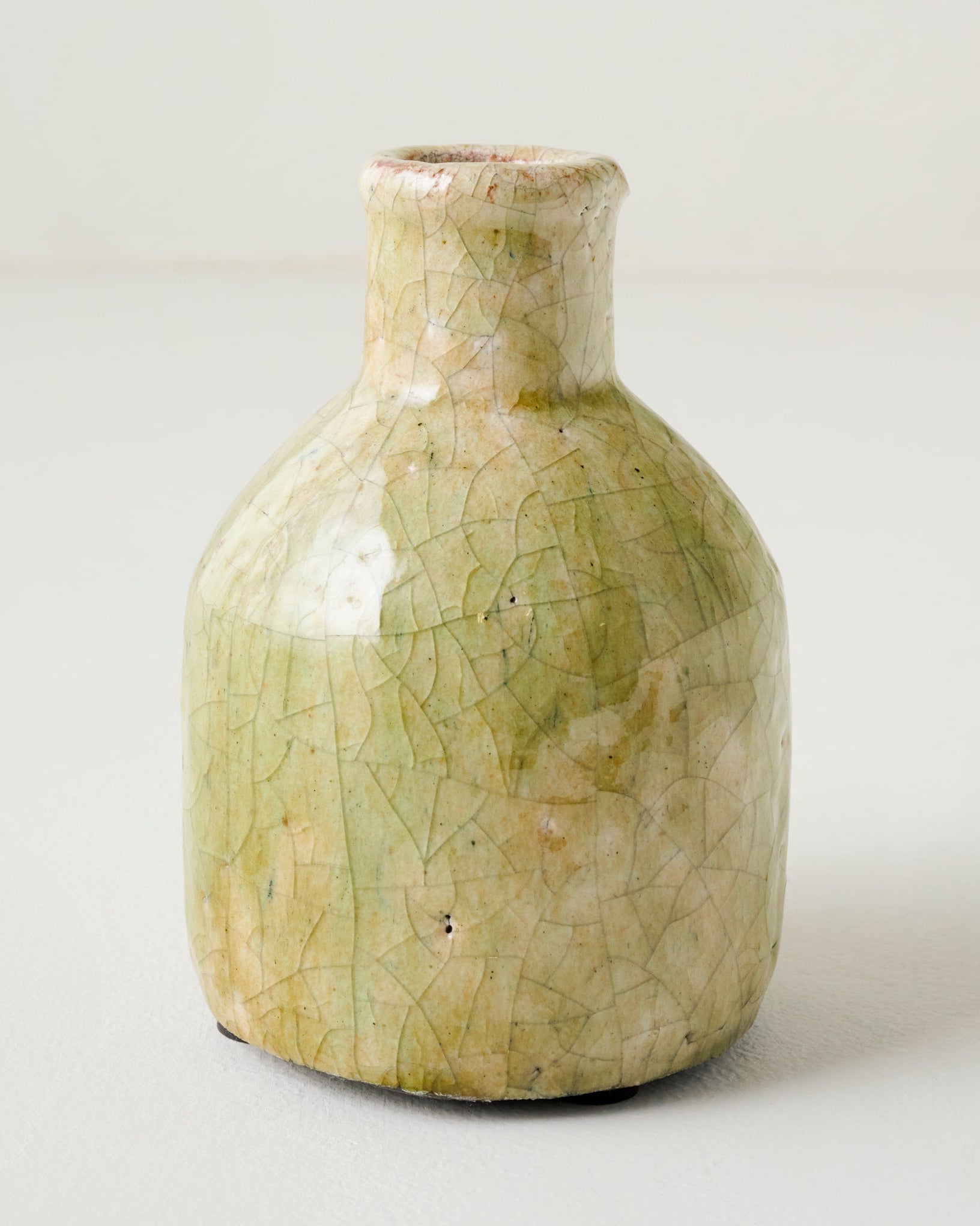 Bottle Blair Crackle Glaze Bud Vase
