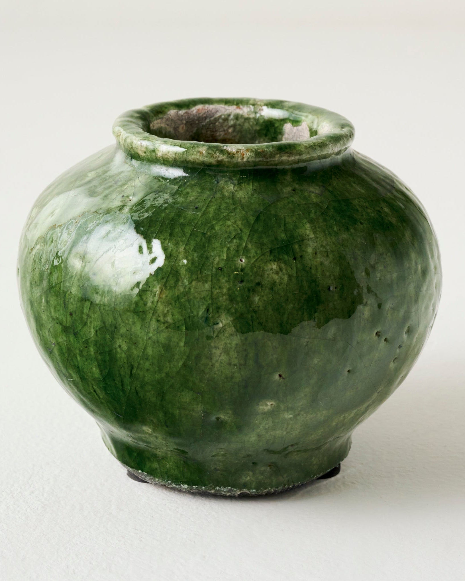 Round Blair Crackle Glaze Bud Vase